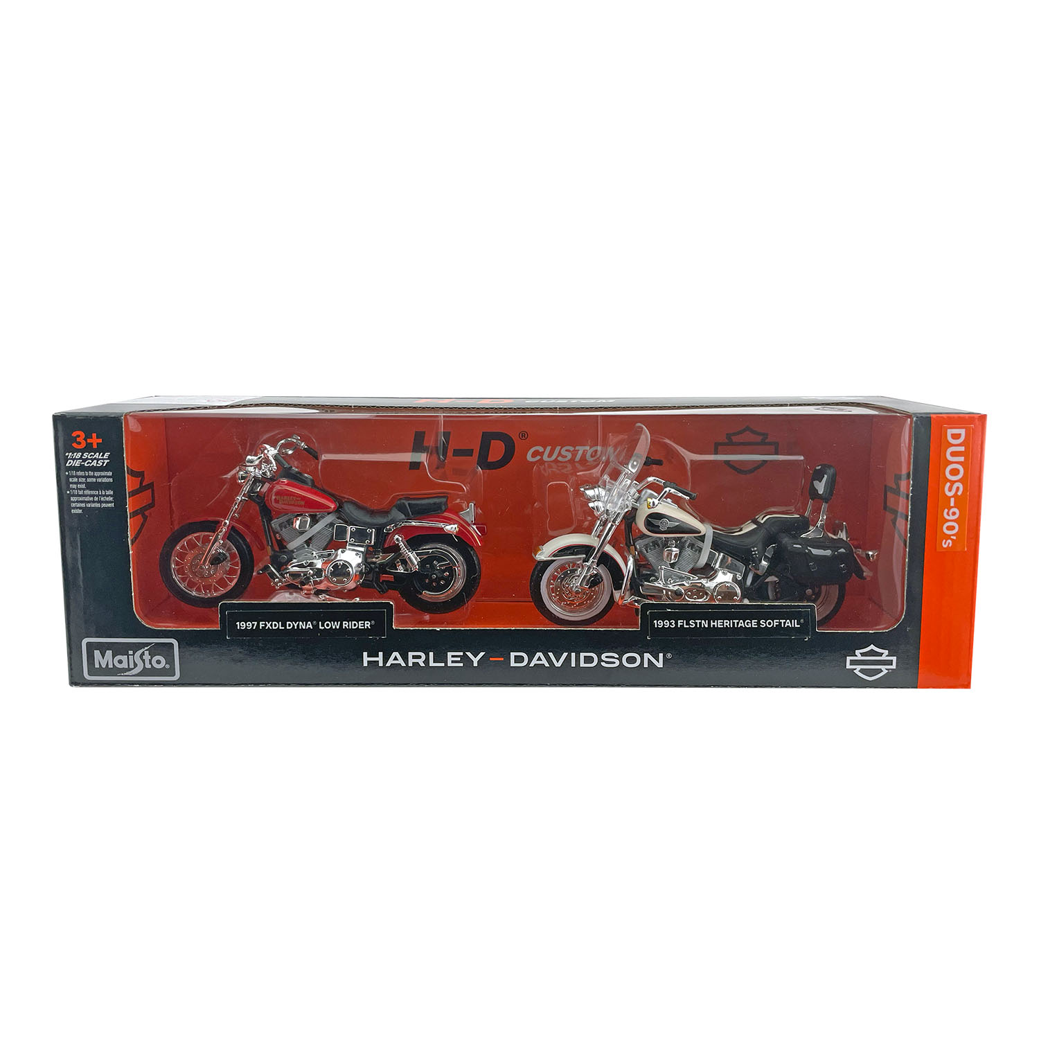 1/18 Harley-Davidson İkili Motorlar 90'lar