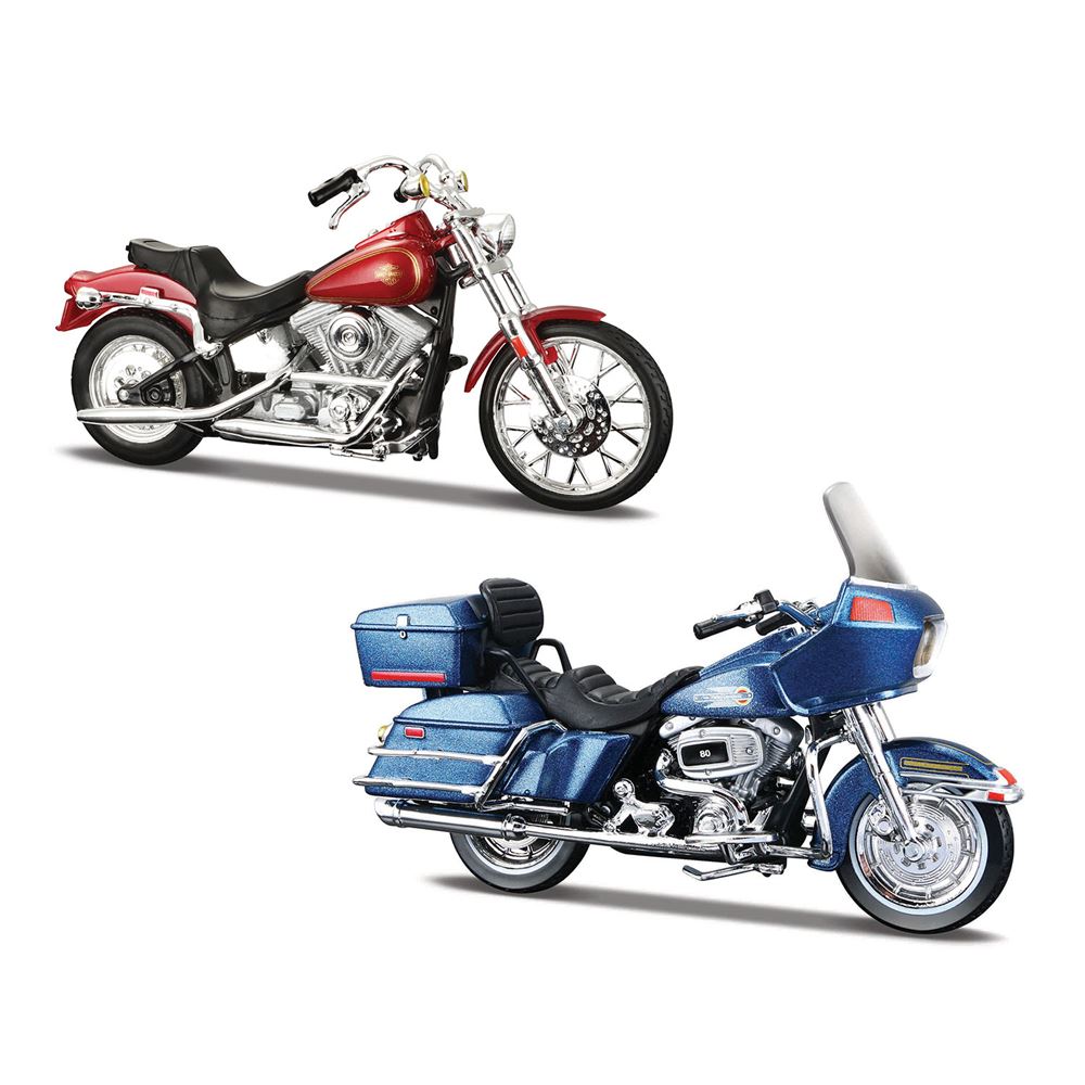 1/18 Harley-Davidson İkili Motorlar 80'ler