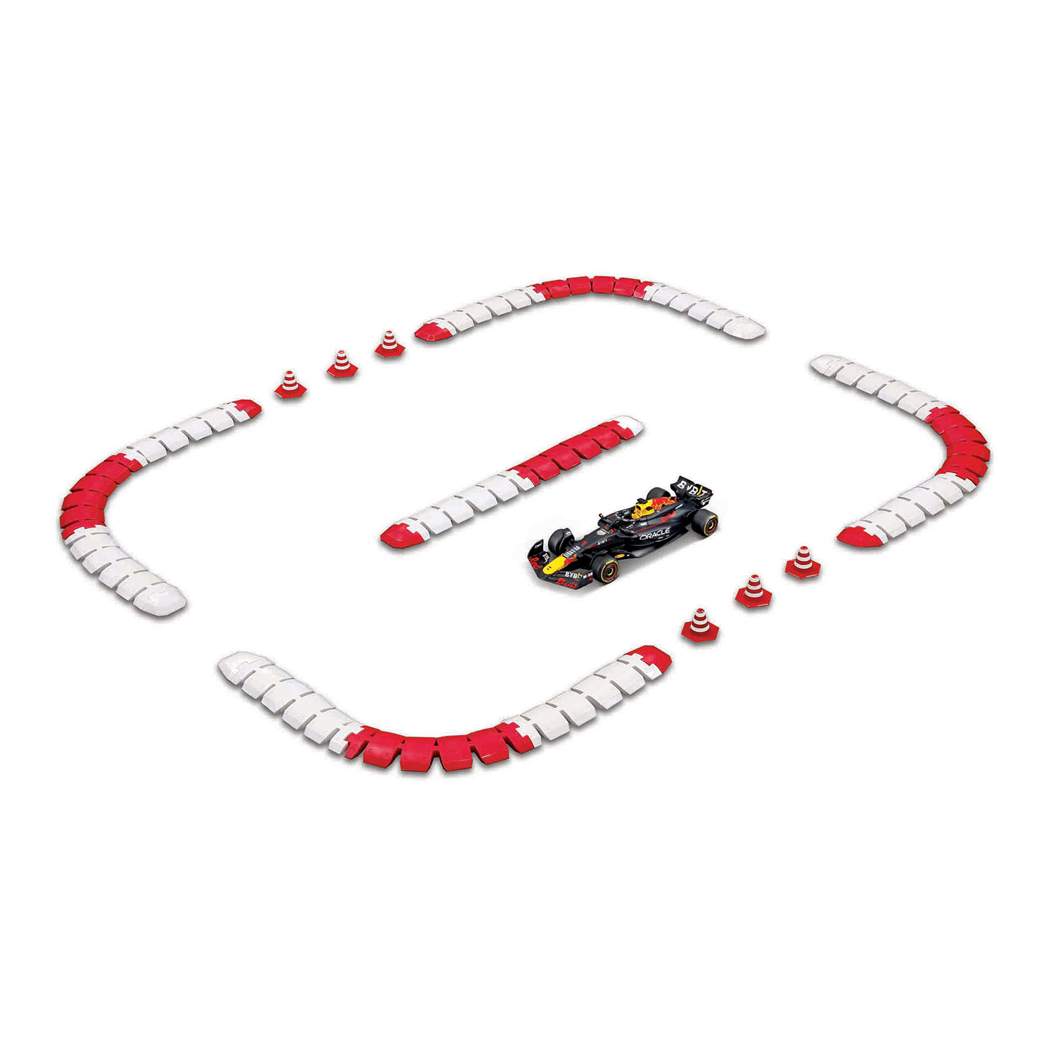 1/41 Die-Cast Red Bull Racing Uzaktan Kumandalı Araba ve Pist Set