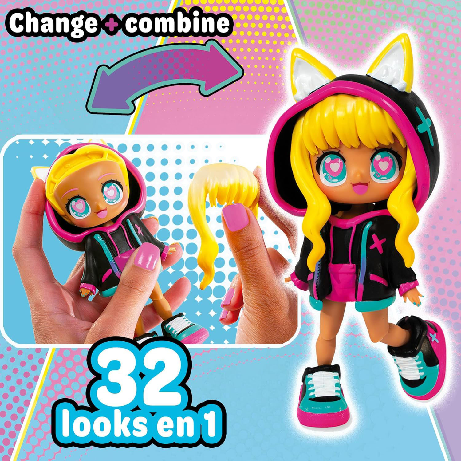 Animakii Bebek ve Aksesuar Seti - Candy ve Bubble Gum