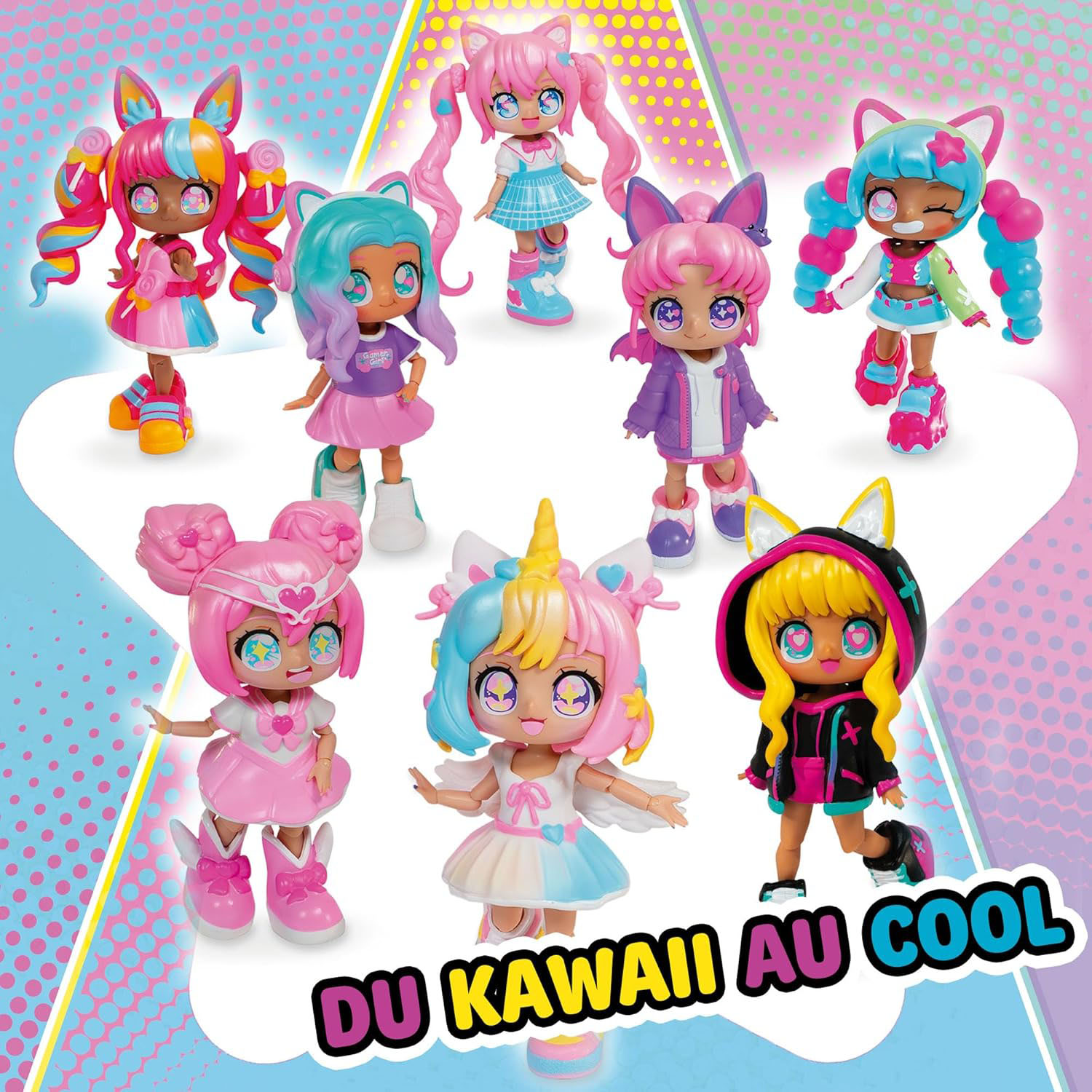 Animakii Bebek ve Aksesuar Seti - Candy ve Bubble Gum