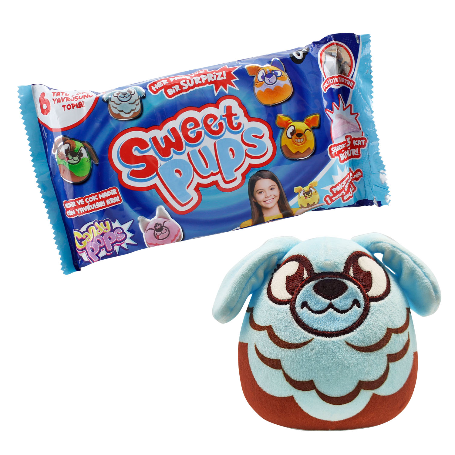 Candy Pops - Sweet Pups Kokulu Sürpriz Pelüş 2408001