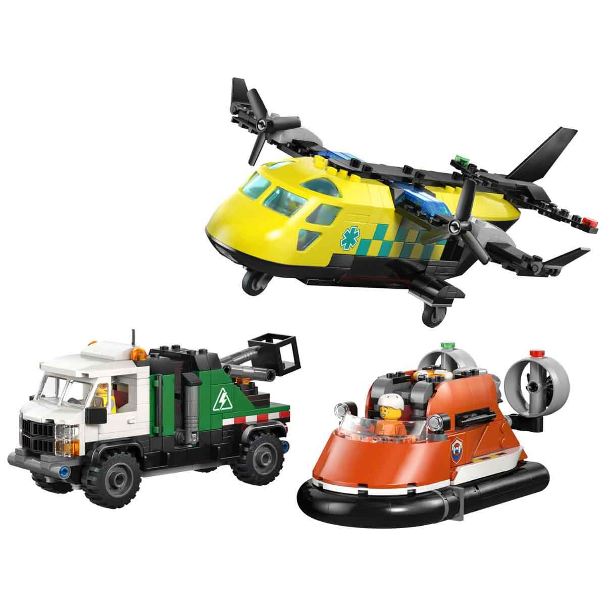 LEGO City Uçak, Servis Kamyonu ve Hoverkraft Karışımı 60505