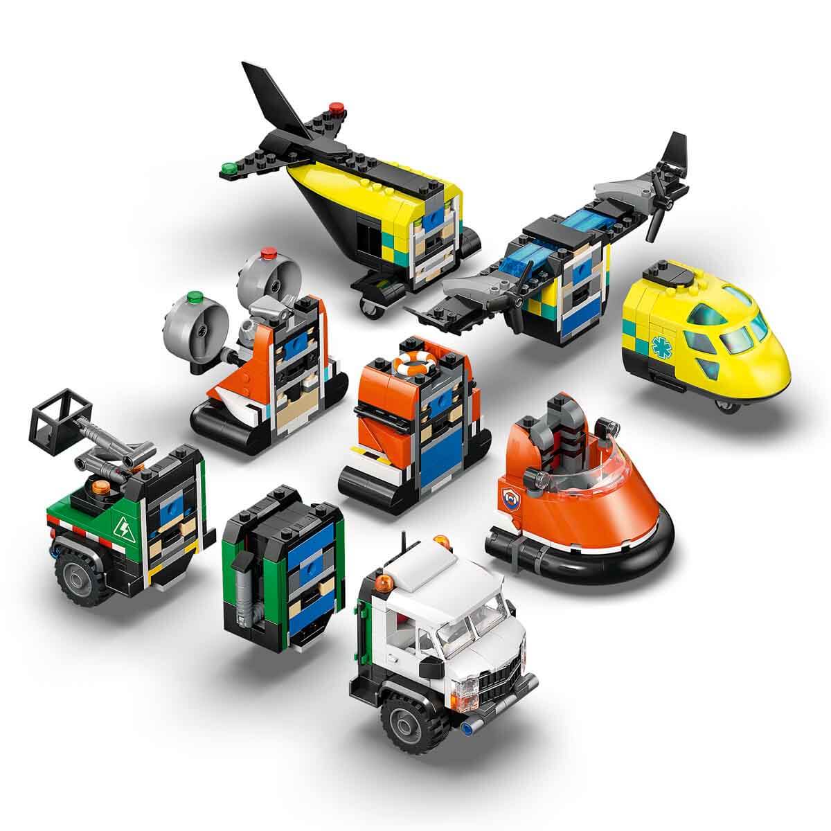 LEGO City Uçak, Servis Kamyonu ve Hoverkraft Karışımı 60505