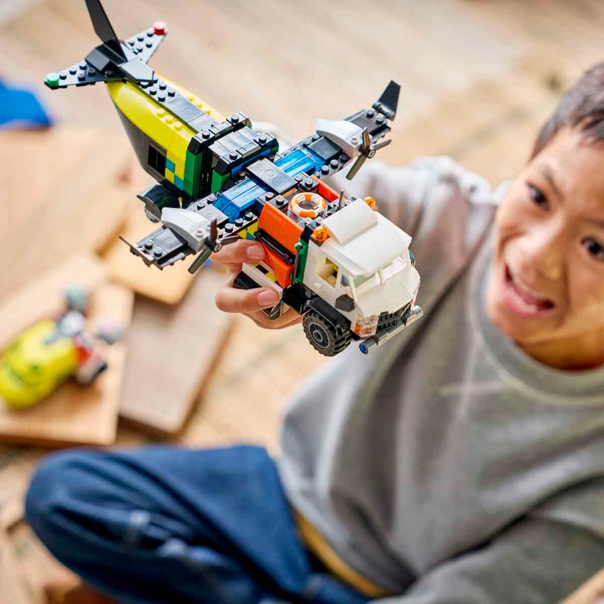 LEGO City Uçak, Servis Kamyonu ve Hoverkraft Karışımı 60505