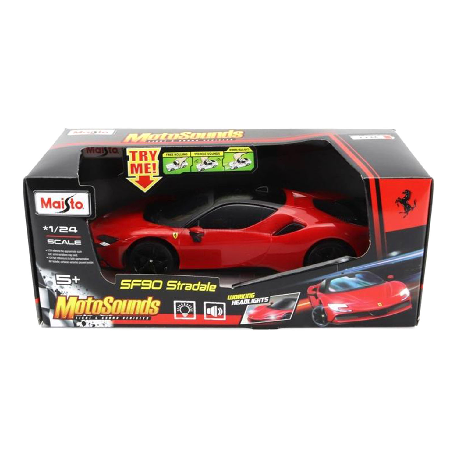1/24 Ferrari SF90 Stradale Işıklı ve Sesli Araba 81732