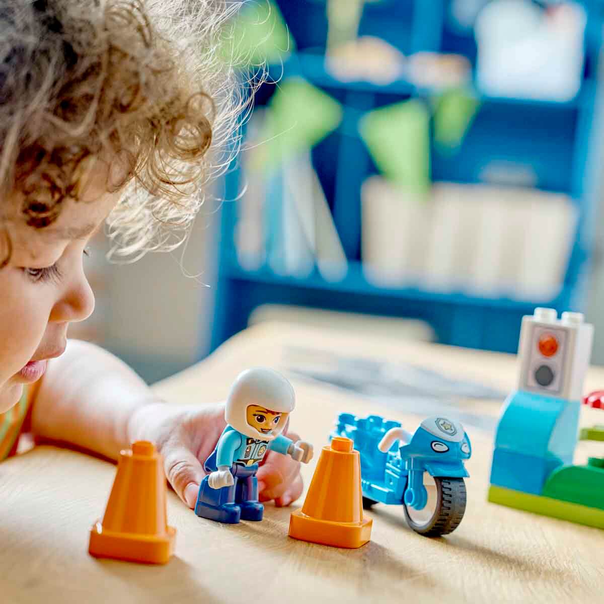 LEGO DUPLO Mavi Polis Motosikleti 10471