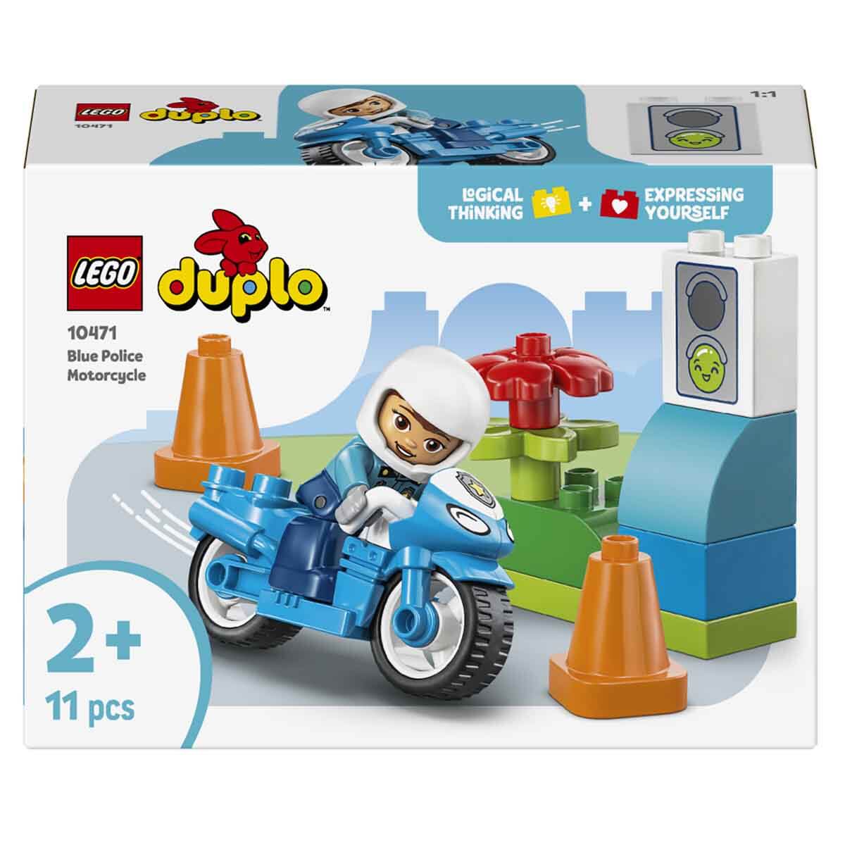 LEGO DUPLO Mavi Polis Motosikleti 10471