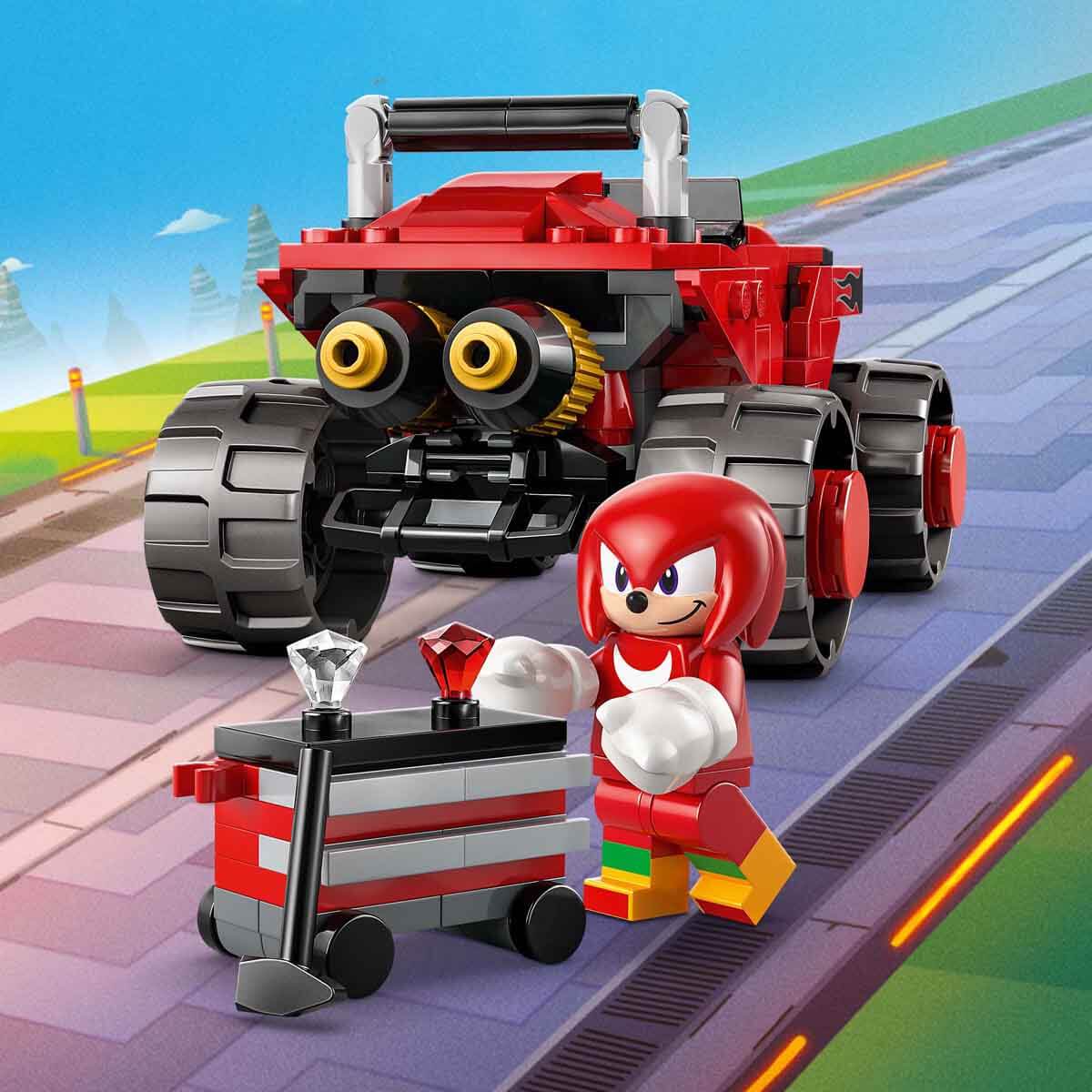 LEGO Sonic Silver’ın Arabası, Knuckles’ın Canavar Kamyonuna Karşı