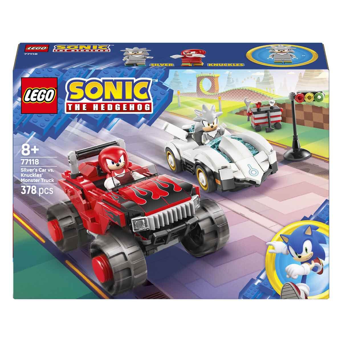 LEGO Sonic Silver’ın Arabası, Knuckles’ın Canavar Kamyonuna Karşı