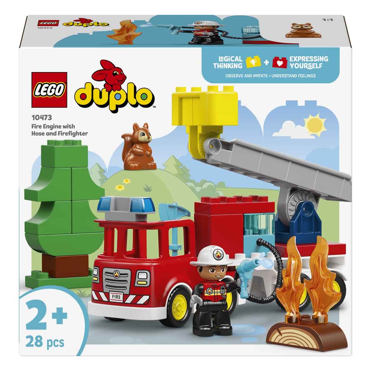 LEGO DUPLO Hortumlu İtfaiye Aracı ve İtfaiyeci 10473