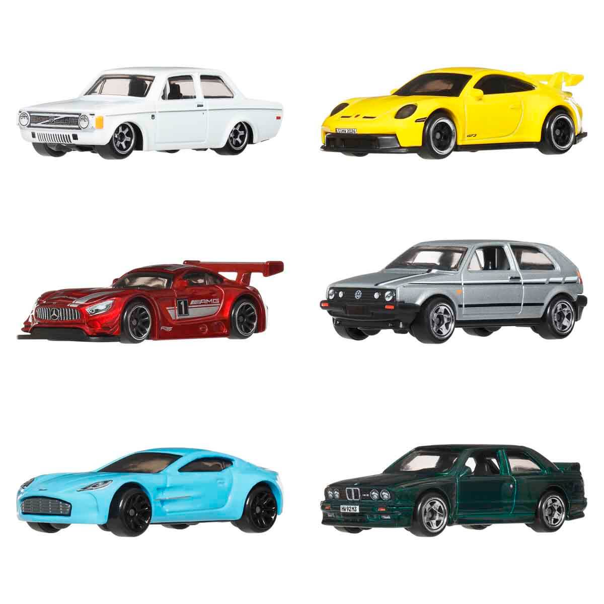 Hot Wheels Silver Serisi Euro Style 6’lı Paket JLB25