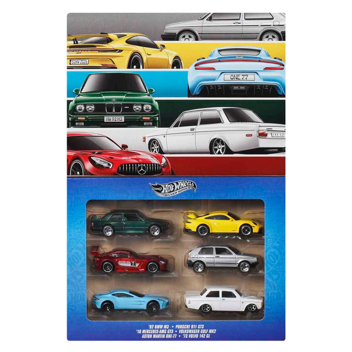 Hot Wheels Silver Serisi Euro Style 6’lı Paket JLB25