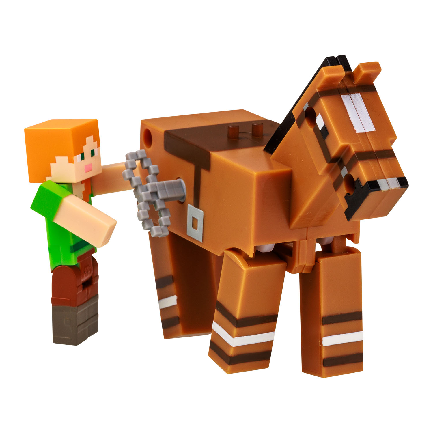 Minecraft 3D Kurma Mekanizmalı Figürler 2'li Paket Model 2