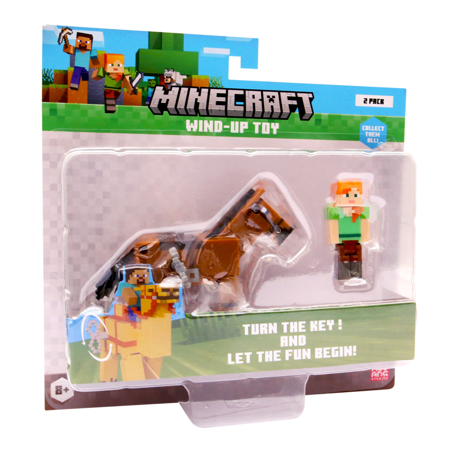 Minecraft 3D Kurma Mekanizmalı Figürler 2'li Paket Model 2