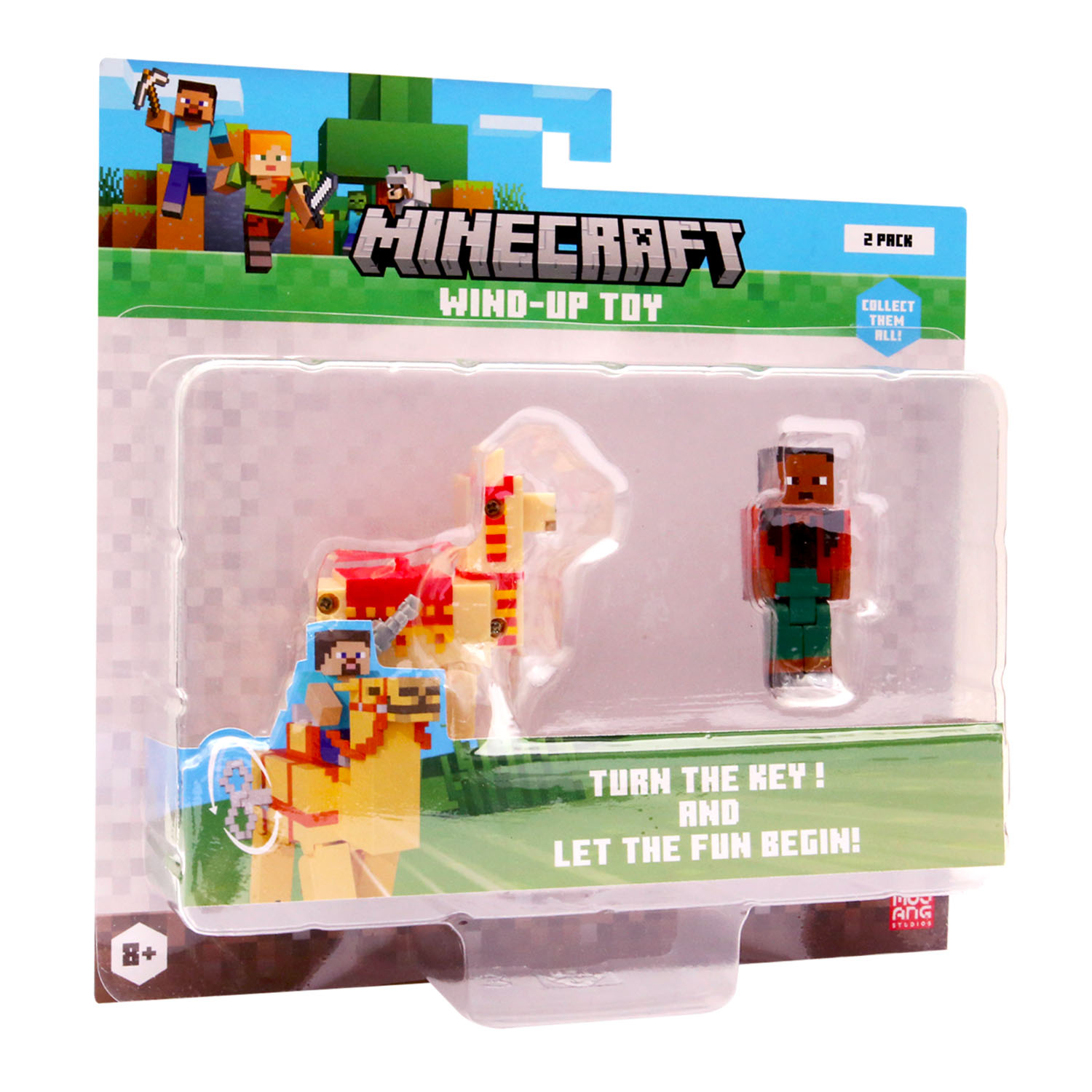 Minecraft 3D Kurma Mekanizmalı Figürler 2'li Paket Model 3