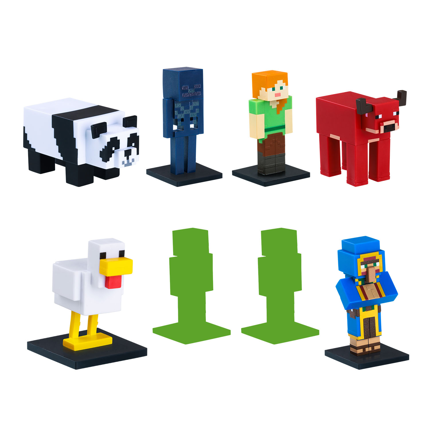 Minecraft 3D Toppeez 8'li Deluxe Figür Seti Seri 2 Model 1