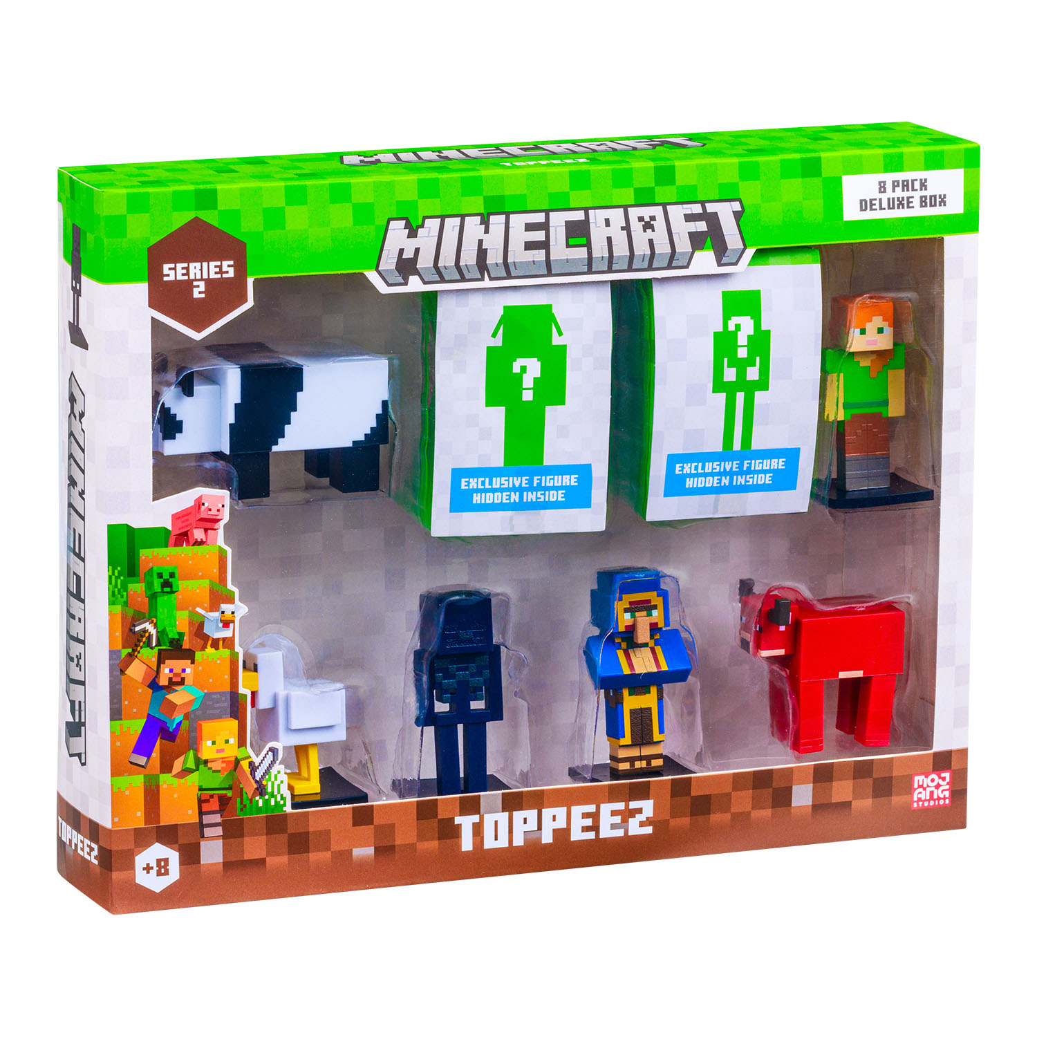 Minecraft 3D Toppeez 8'li Deluxe Figür Seti Seri 2 Model 1