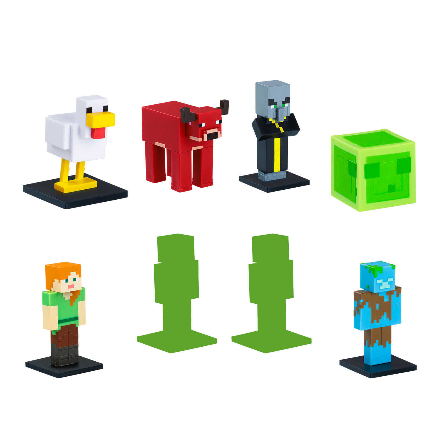 Minecraft 3D Toppeez 8'li Deluxe Figür Seti Seri 2 Model 2