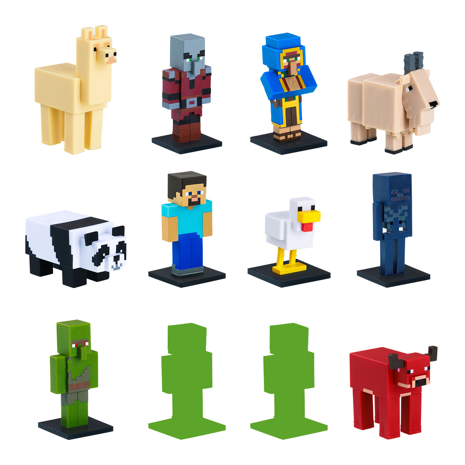 Minecraft 3D Toppeez 12'li Deluxe Figür Seti Seri 2 Model 1