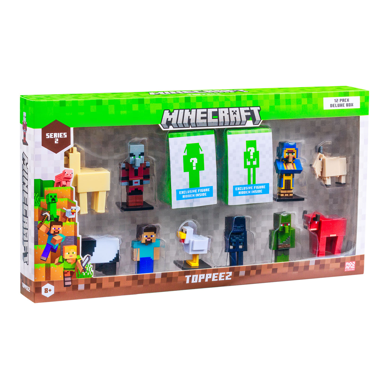 Minecraft 3D Toppeez 12'li Deluxe Figür Seti Seri 2 Model 1