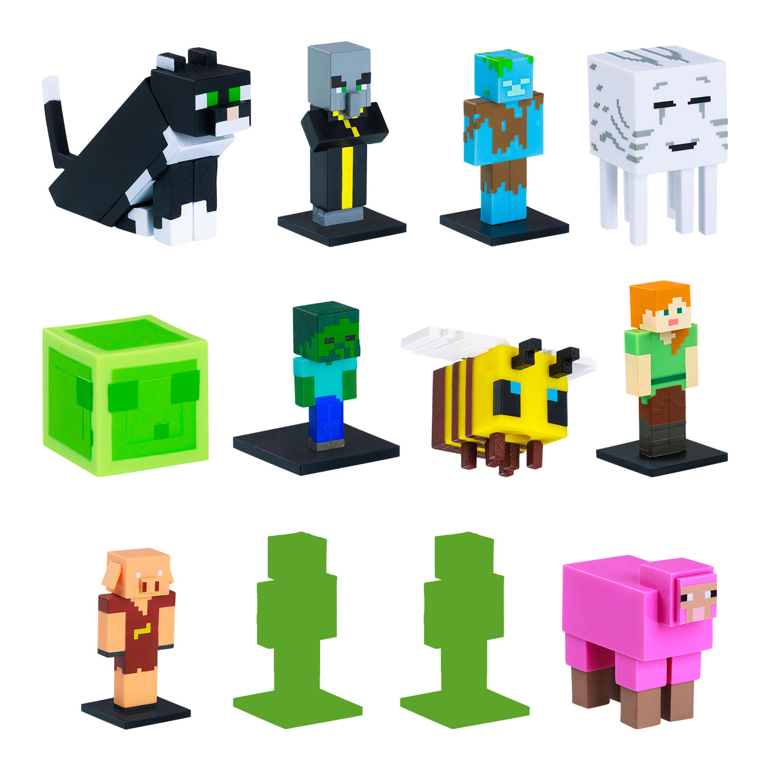 Minecraft 3D Toppeez 12'li Deluxe Figür Seti Seri 2 Model 2