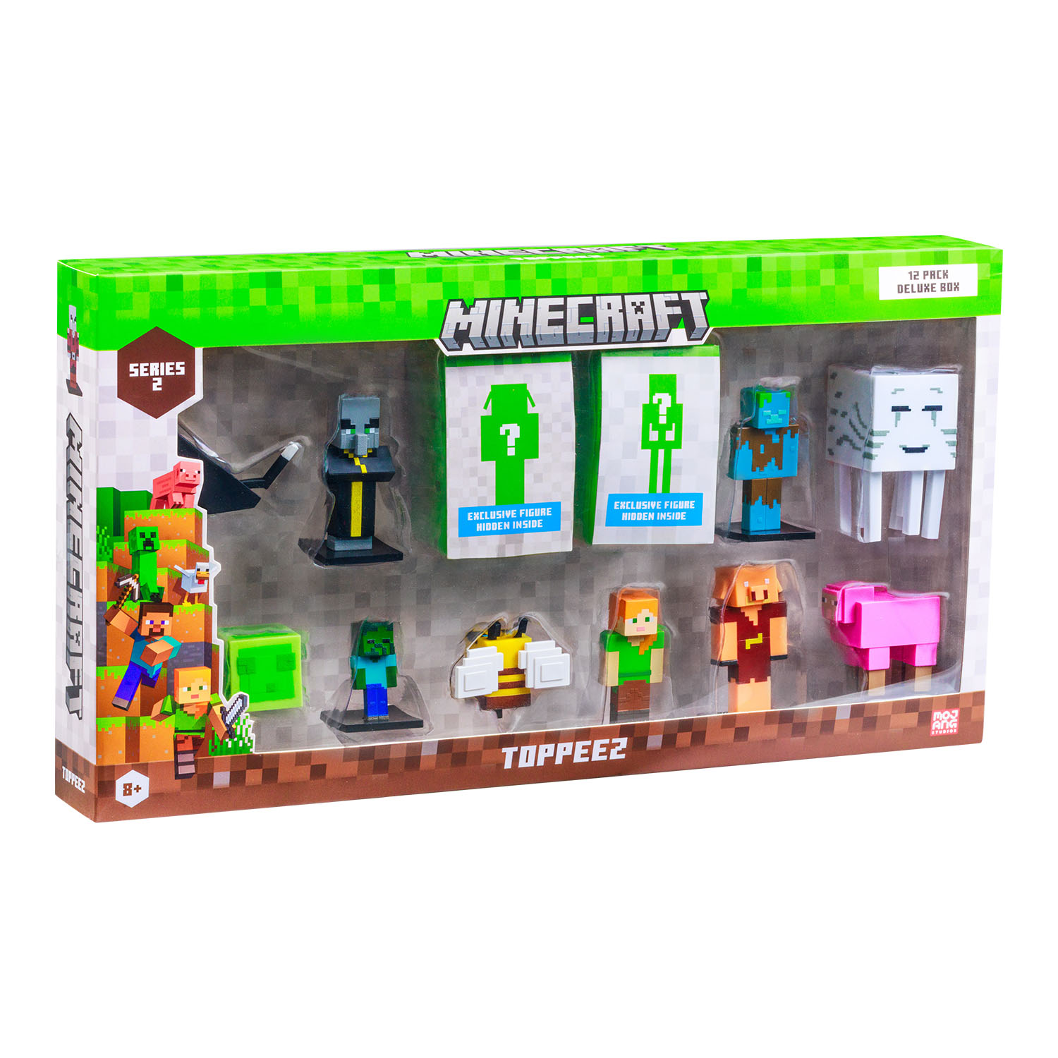 Minecraft 3D Toppeez 12'li Deluxe Figür Seti Seri 2 Model 2