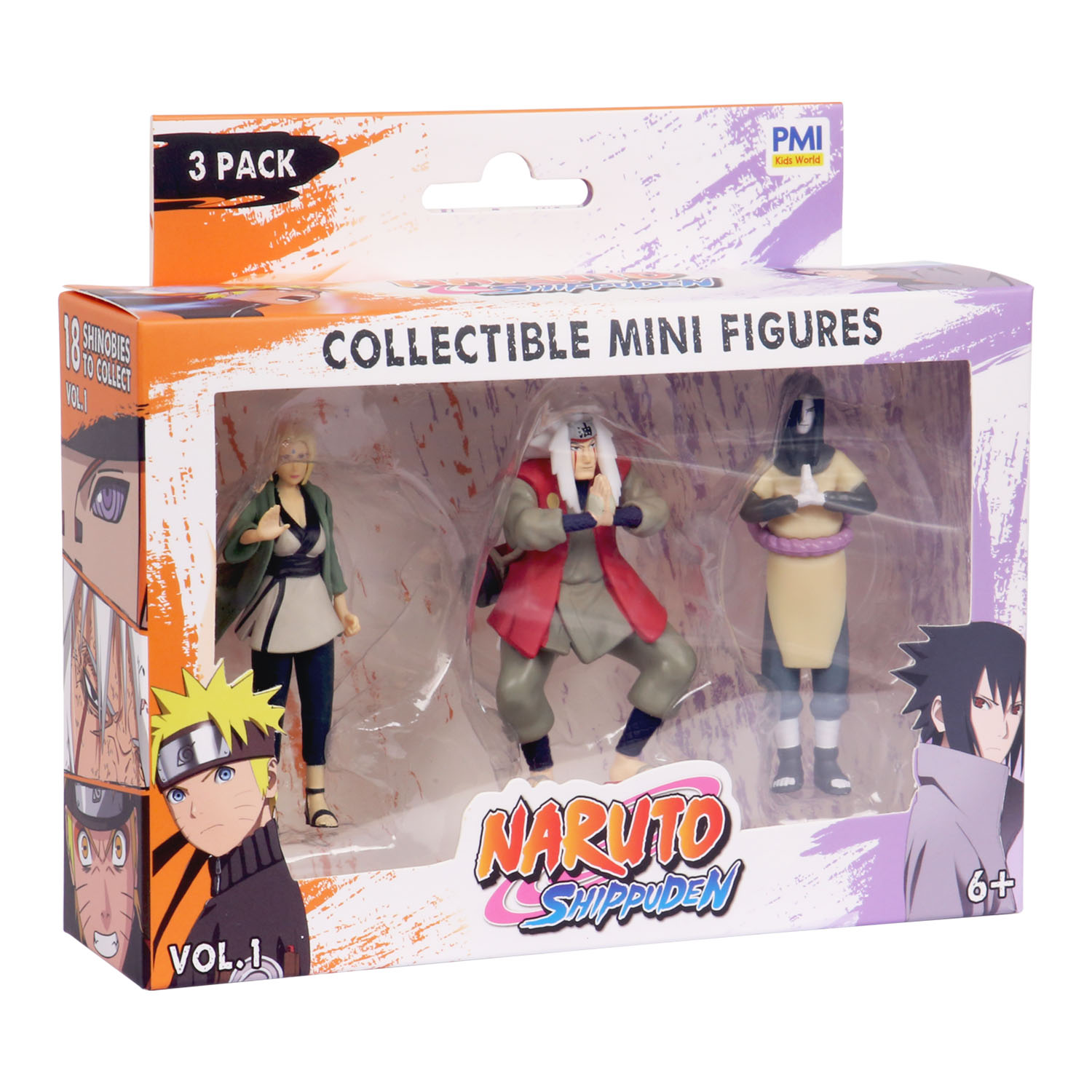 Naruto 3'lü Koleksiyon Figür Seti Model 2