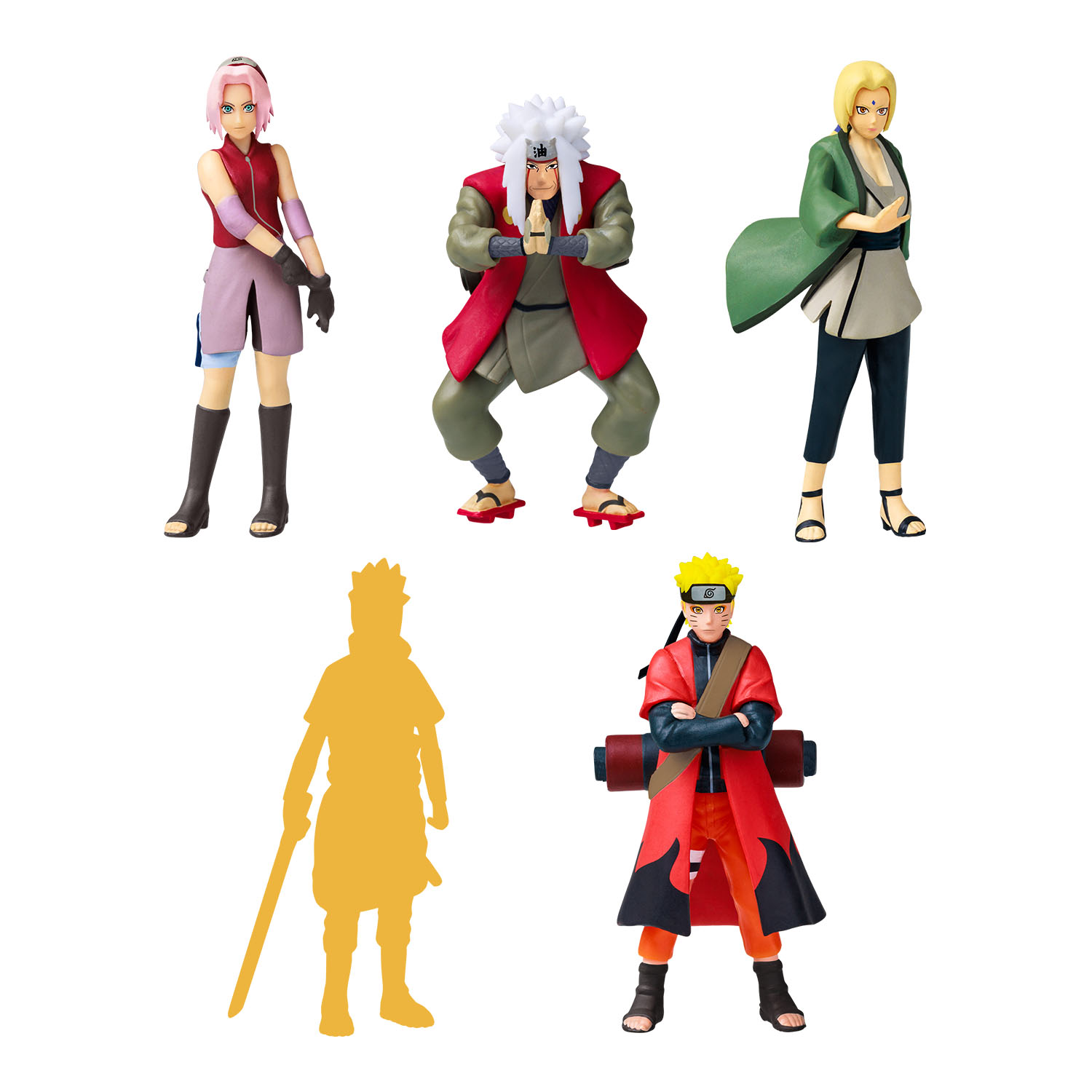 Naruto 5'li Koleksiyon Figür Seti Model 3