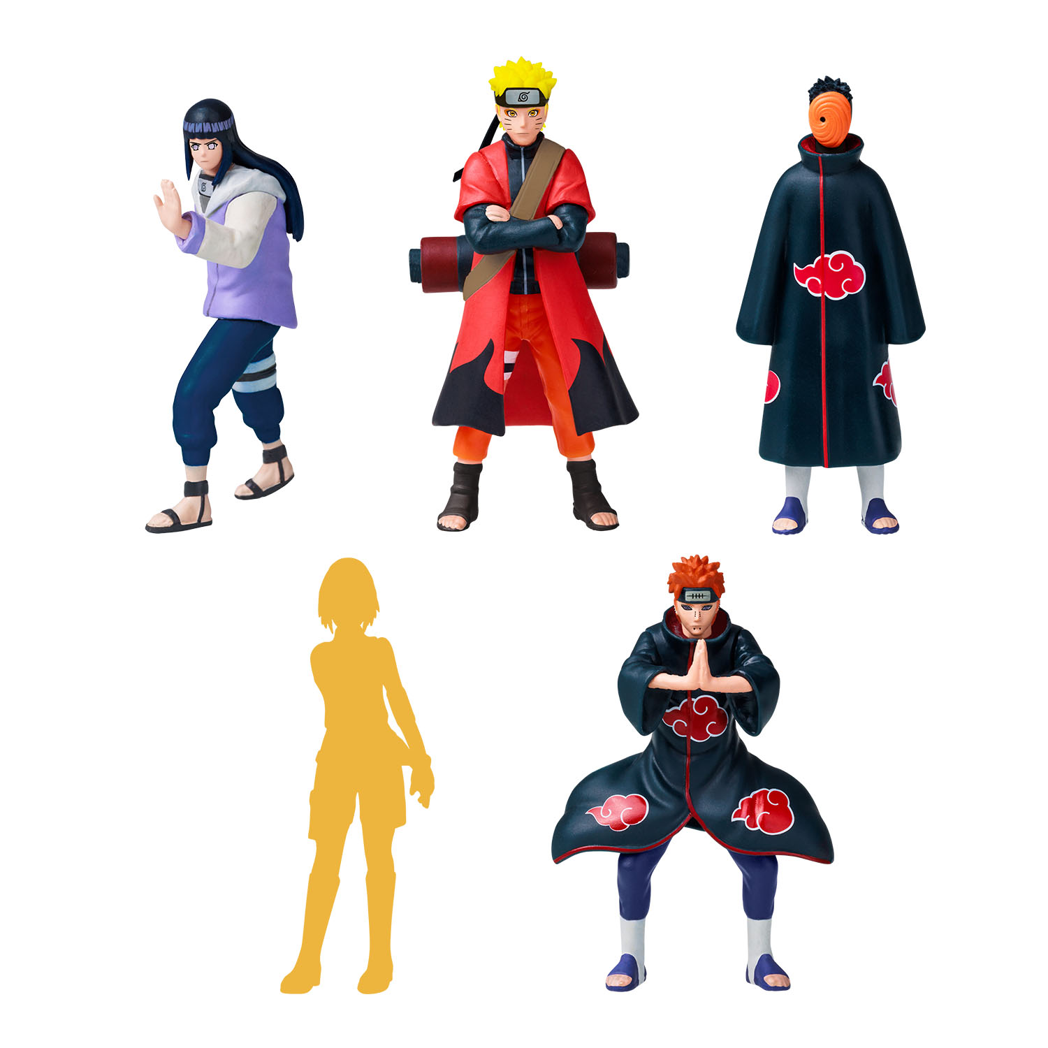Naruto 5'li Koleksiyon Figür Seti Model 4