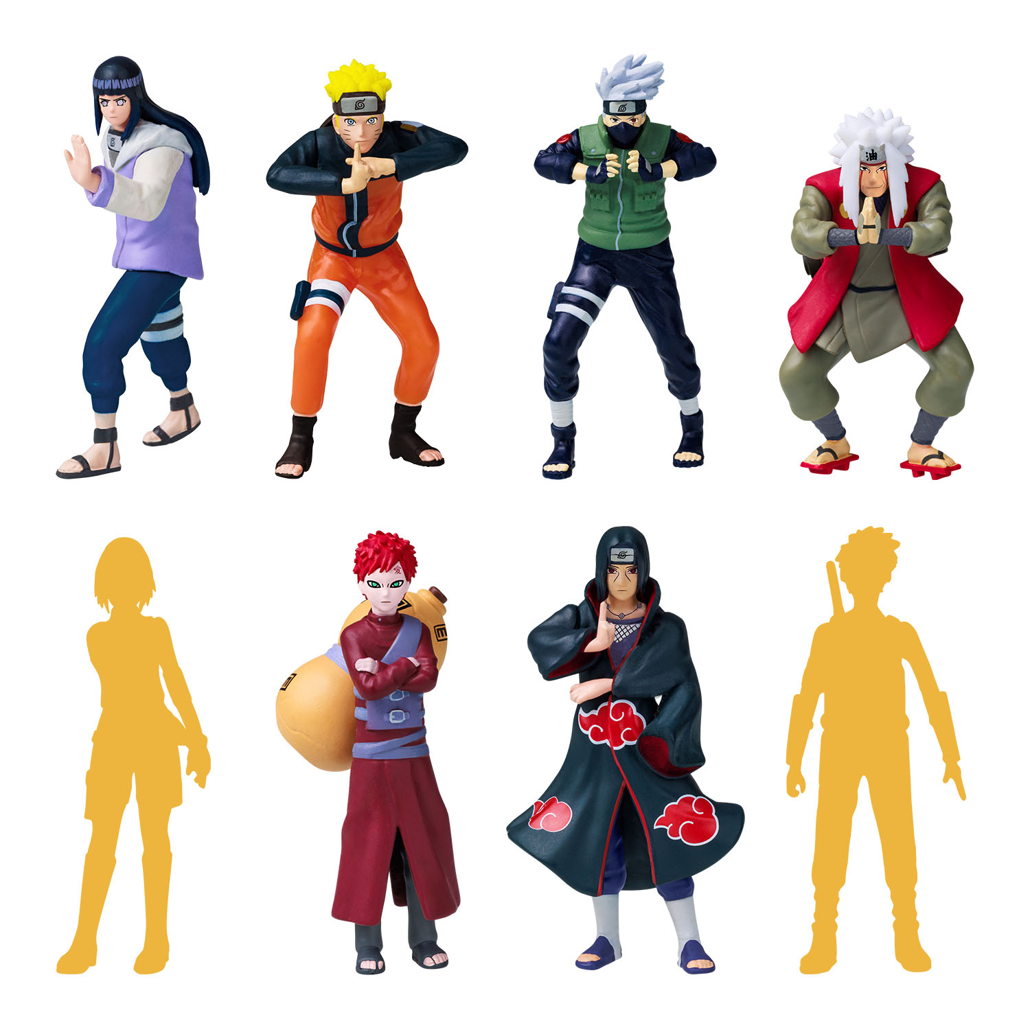 Naruto 8'li Koleksiyon Figür Seti Model 3