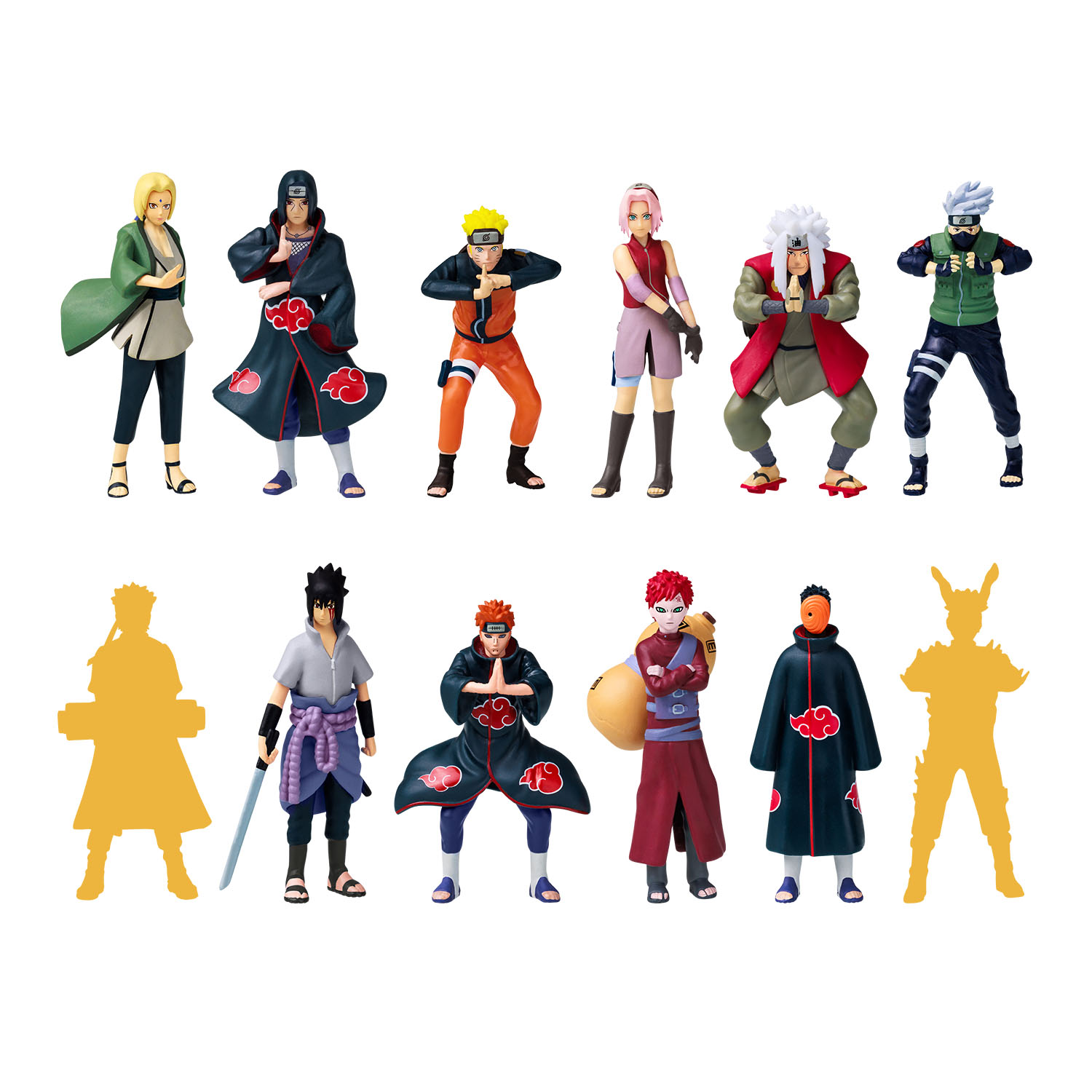 Naruto 12'li Koleksiyon Figür Seti Model 2