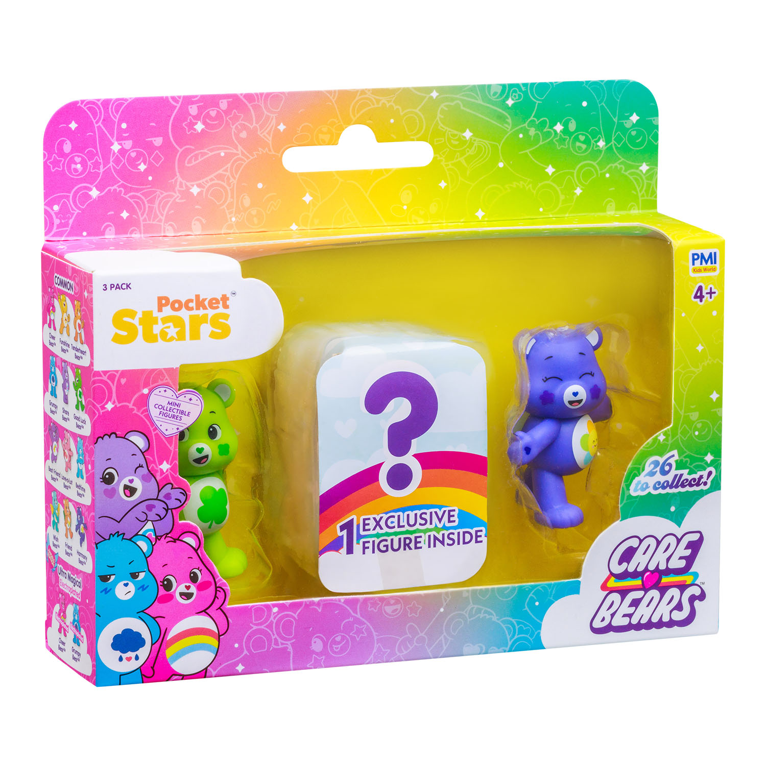 Care Bears Mini Koleksiyon Figürleri 3'lü Paket Model 2