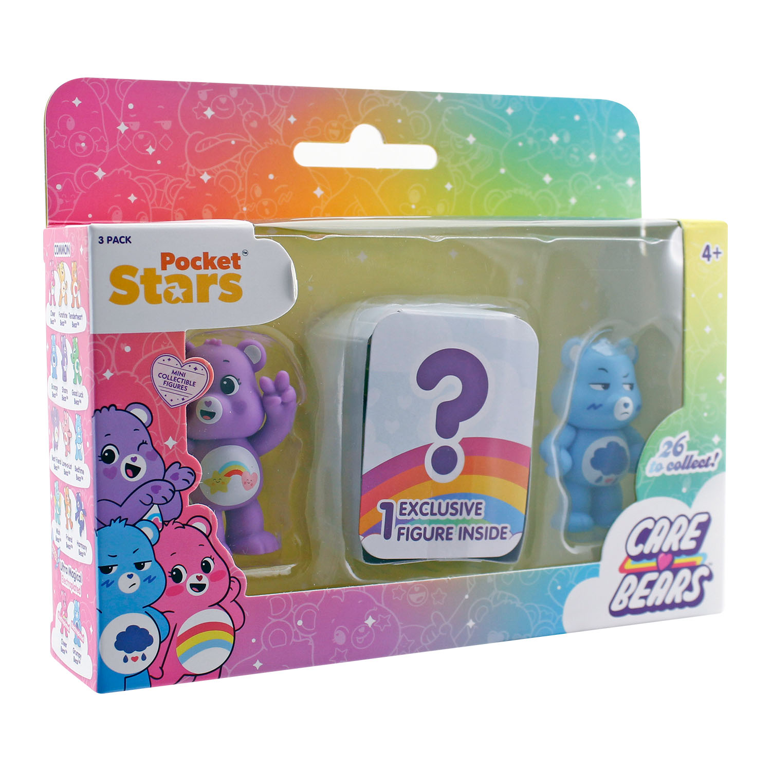 Care Bears Mini Koleksiyon Figürleri 3'lü Paket Model 4
