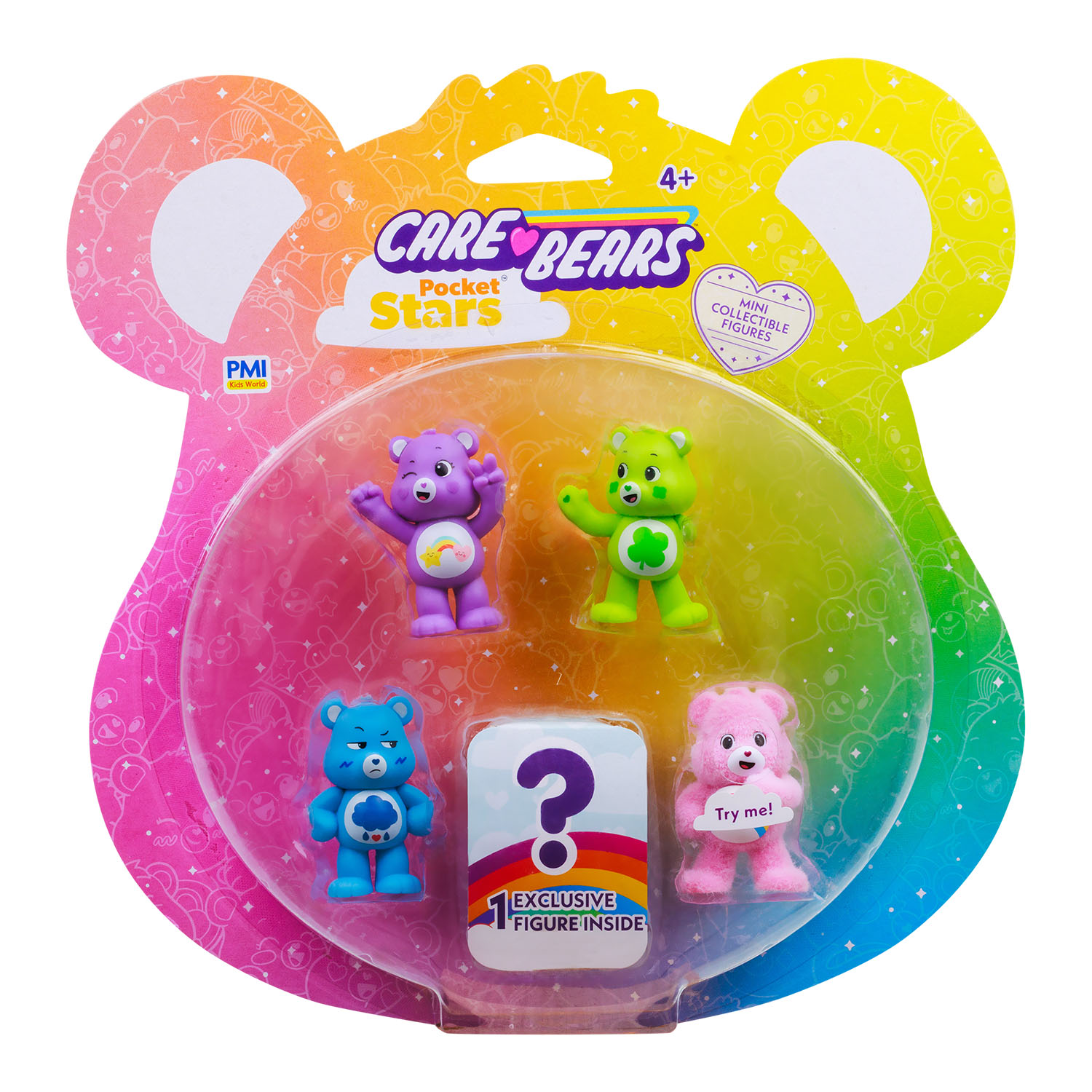 Care Bears Mini Koleksiyon Figürleri 5'li Paket Model 1