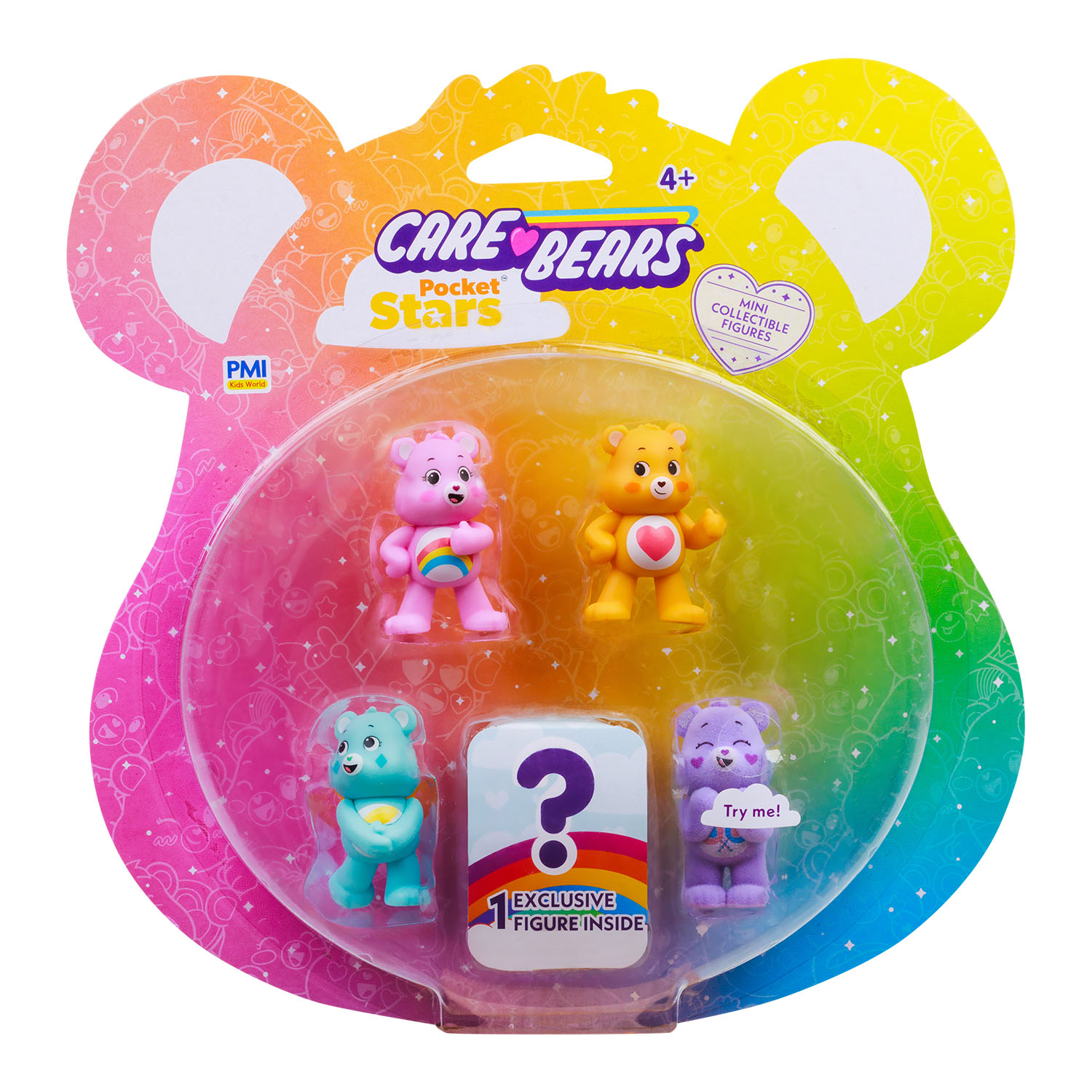 Care Bears Mini Koleksiyon Figürleri 5'li Paket Model 2