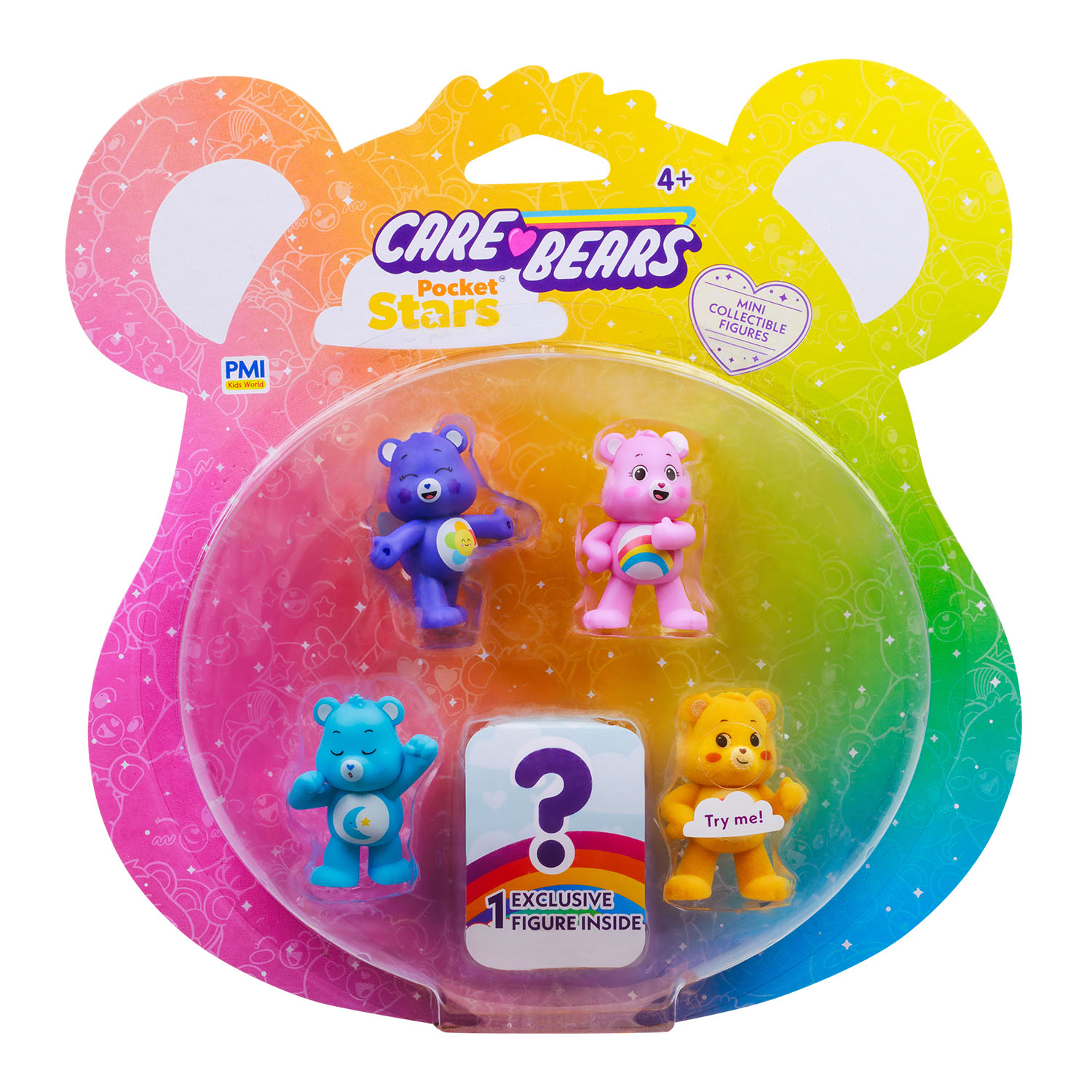 Care Bears Mini Koleksiyon Figürleri 5'li Paket Model 4