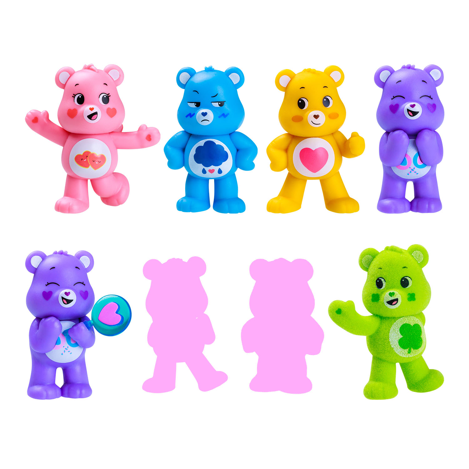Care Bears Mini Koleksiyon Figürleri 8'li Paket Model 2