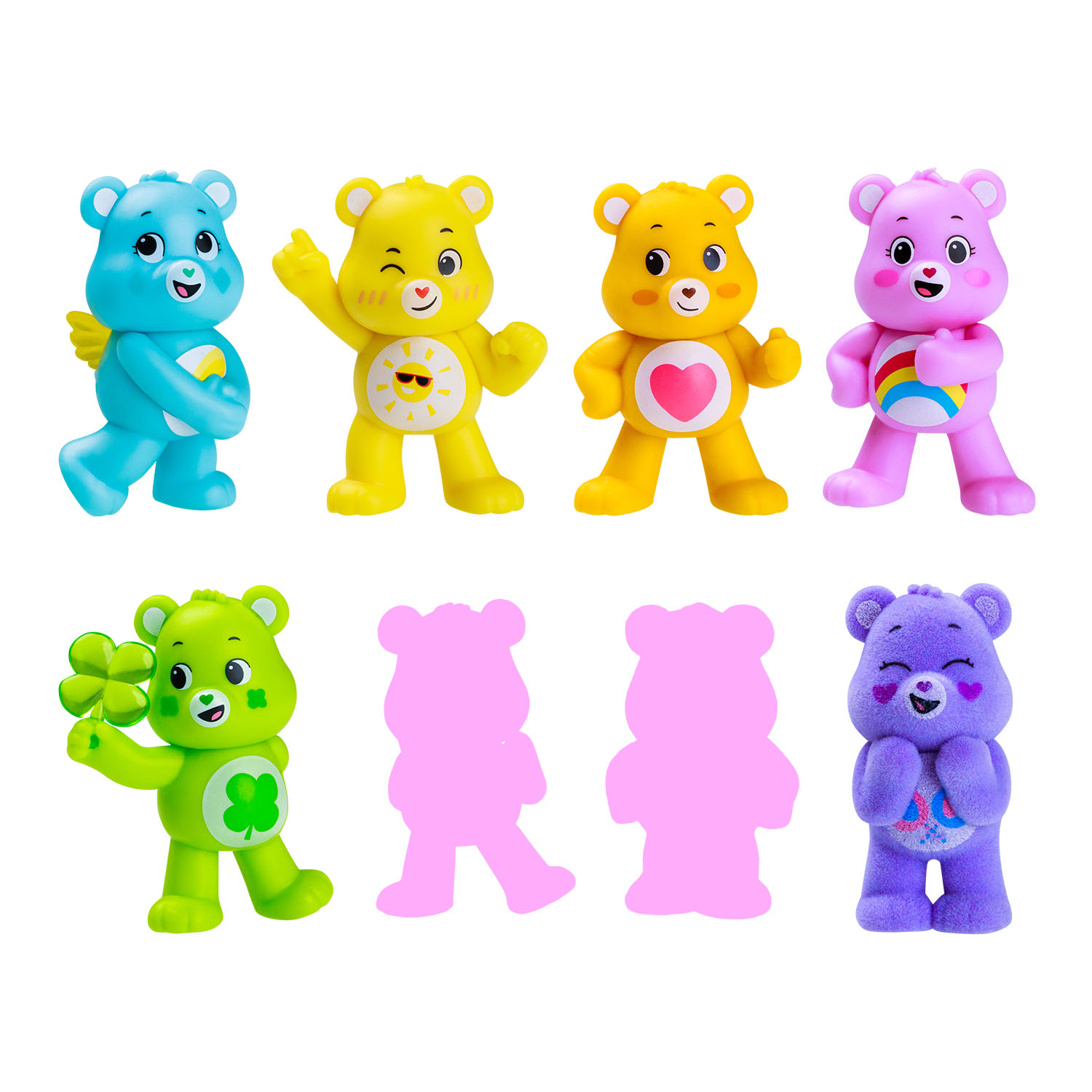 Care Bears Mini Koleksiyon Figürleri 8'li Paket Model 3