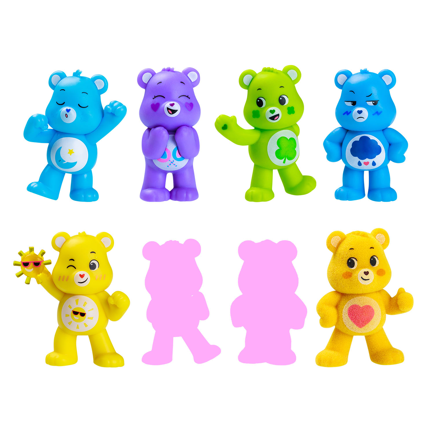 Care Bears Mini Koleksiyon Figürleri 8'li Paket Model 4