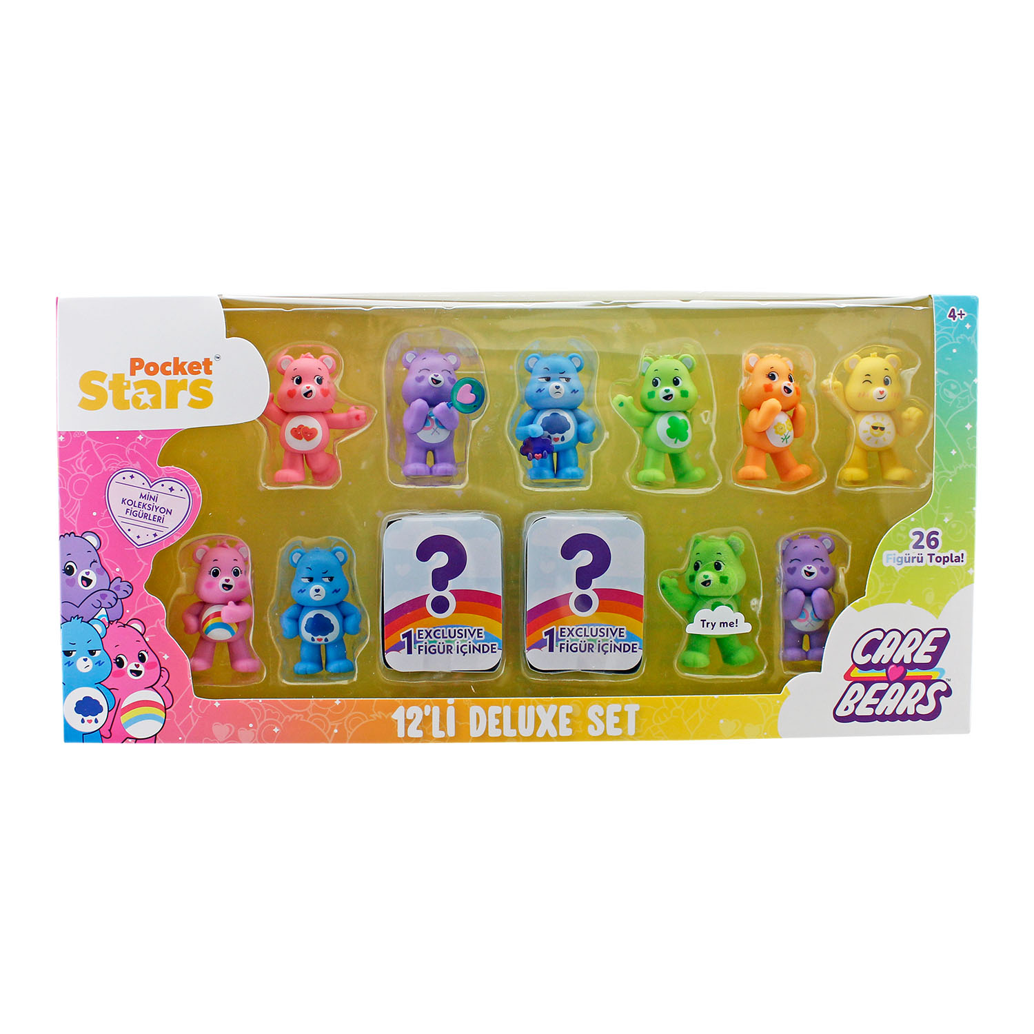 Care Bears Mini Koleksiyon Figürleri 12'li Paket Model 2