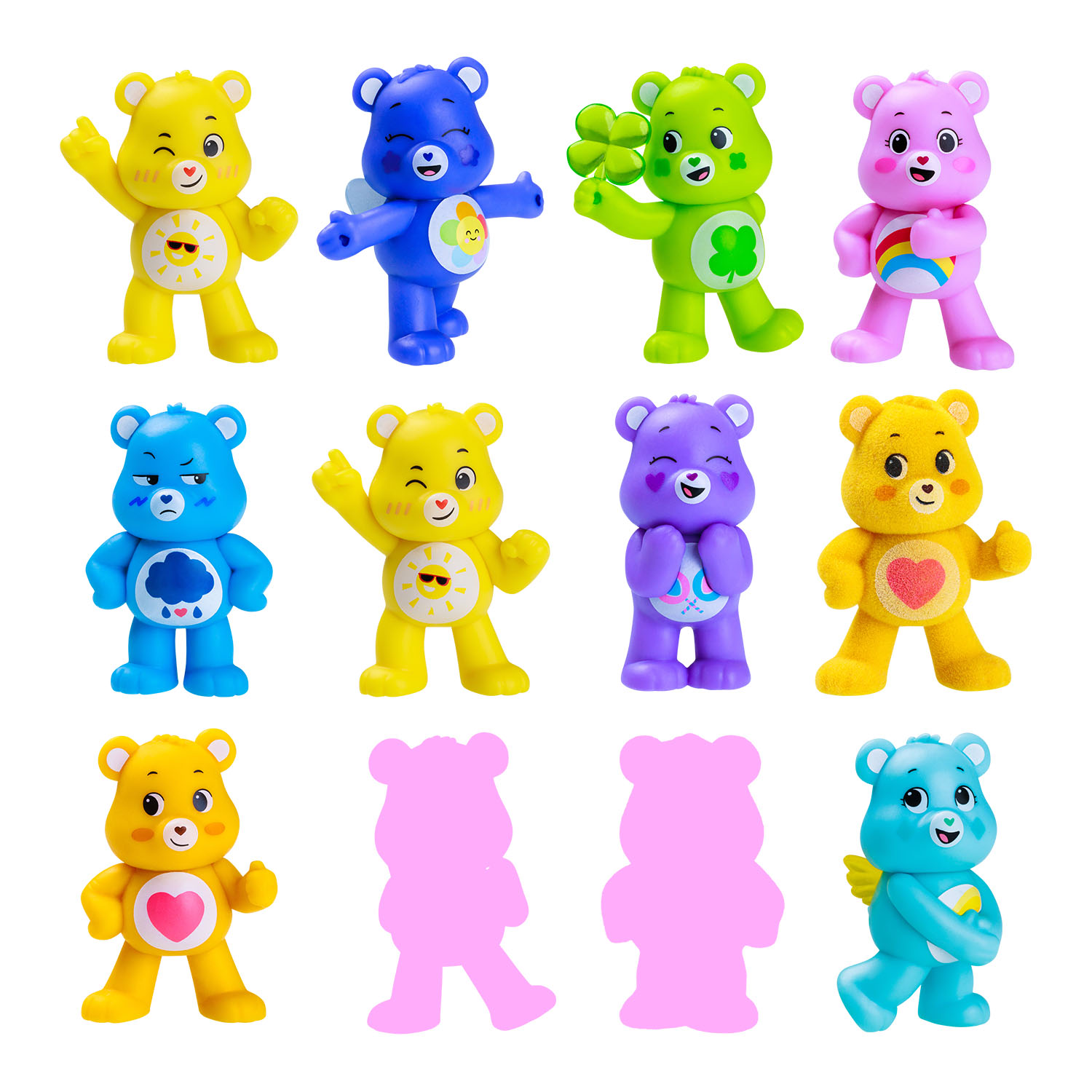 Care Bears Mini Koleksiyon Figürleri 12'li Paket Model 3
