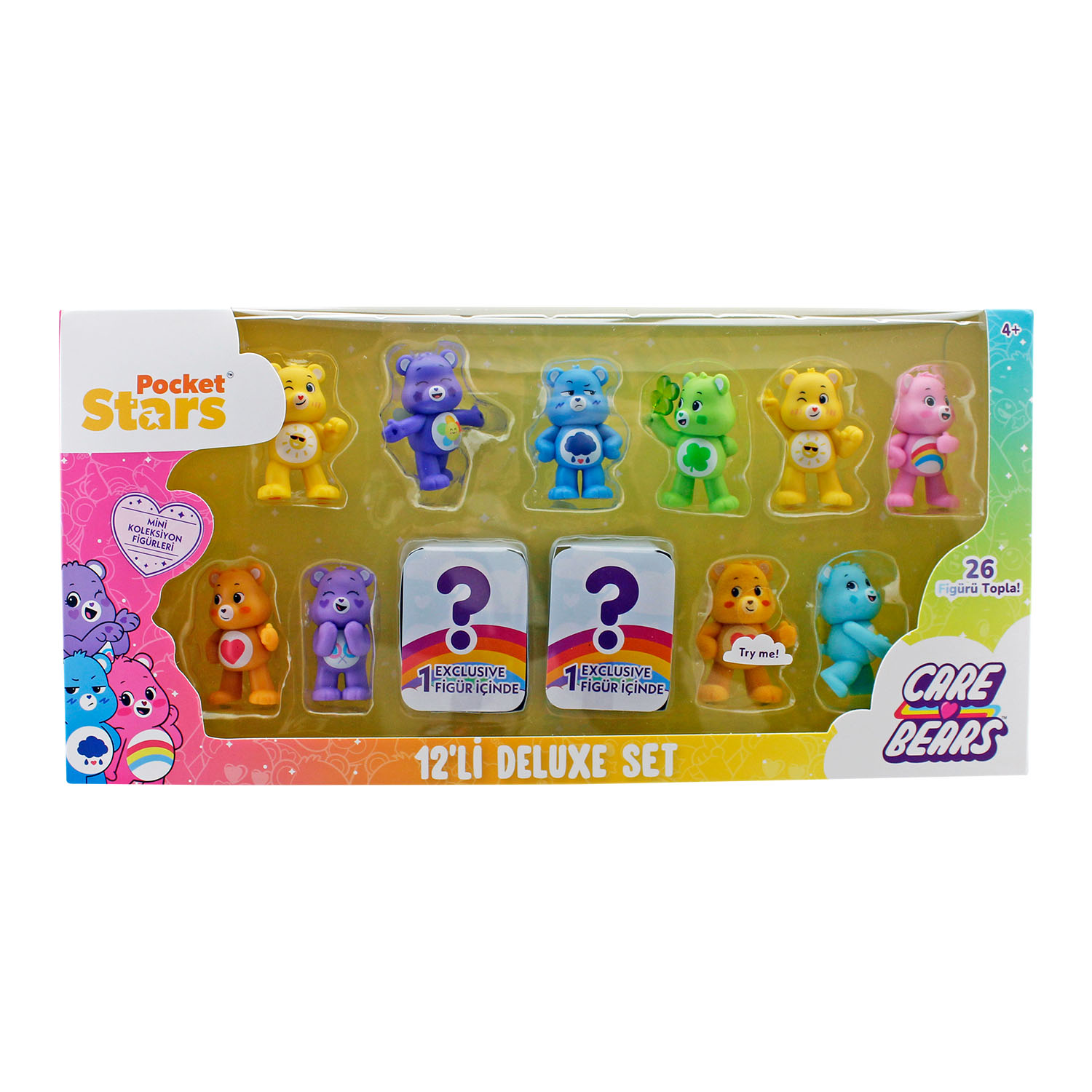 Care Bears Mini Koleksiyon Figürleri 12'li Paket Model 3