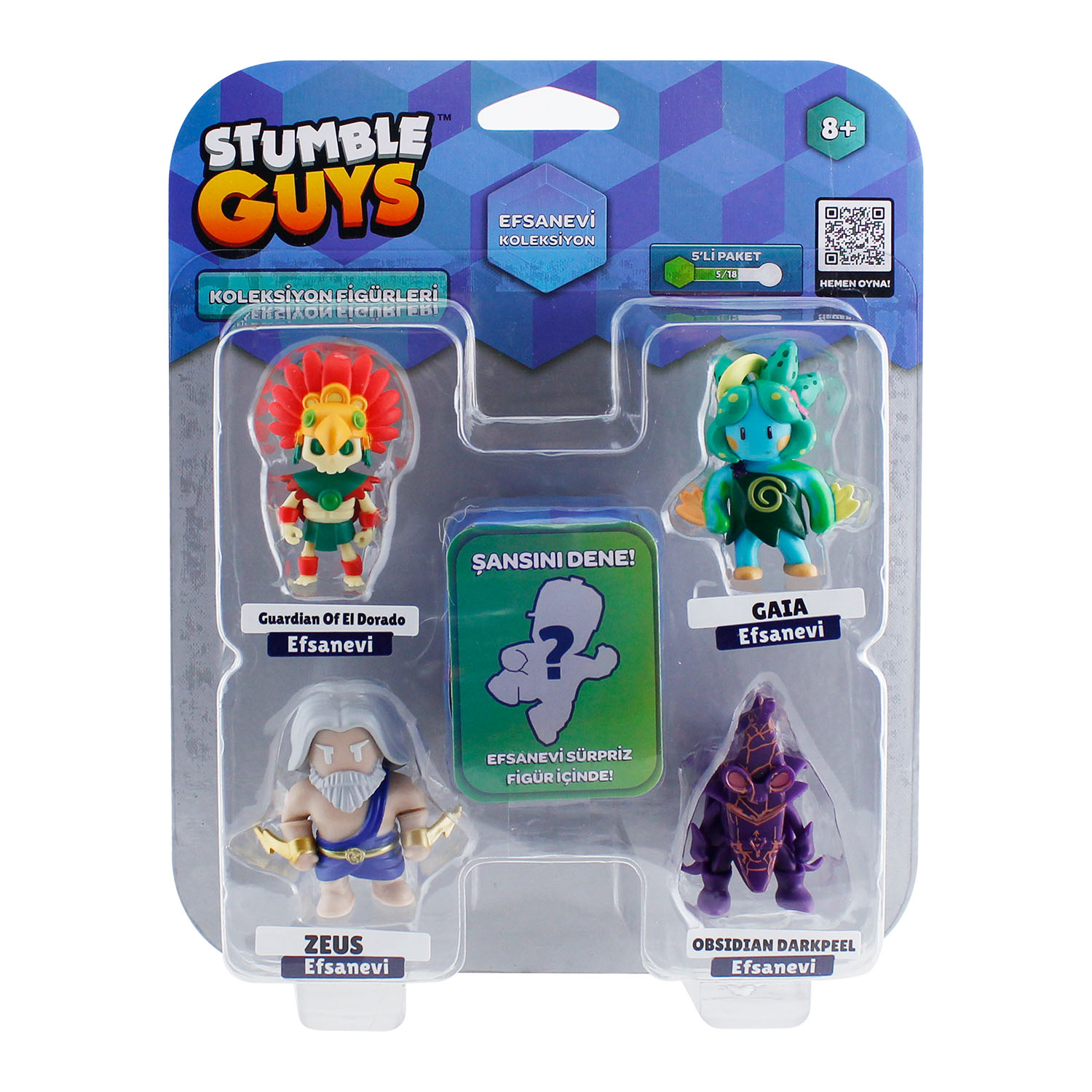 Stumble Guys Mythic Seri 5'li Figür Set Model 3