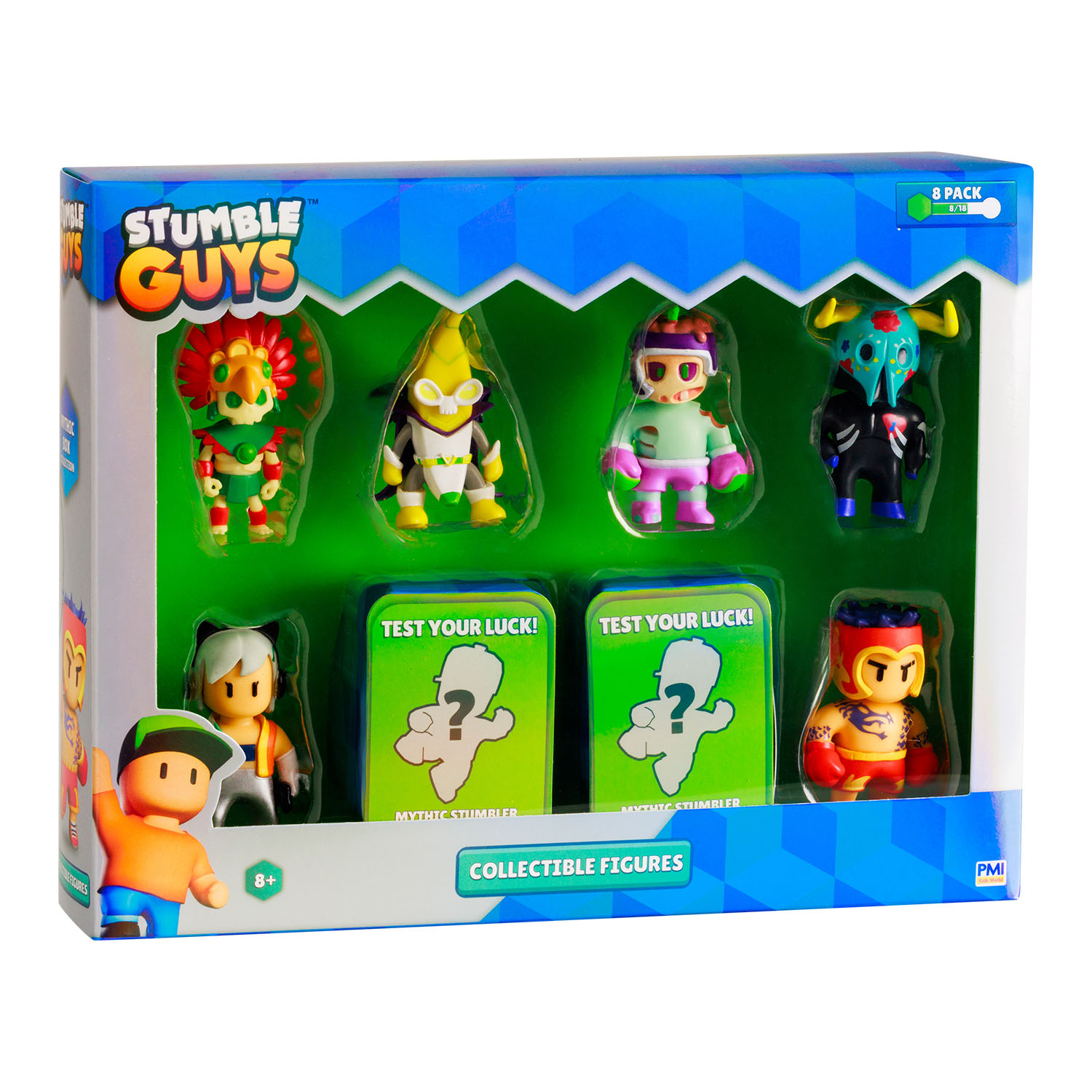 Stumble Guys Mythic Seri 8'li Figür Delüks Set Model 1
