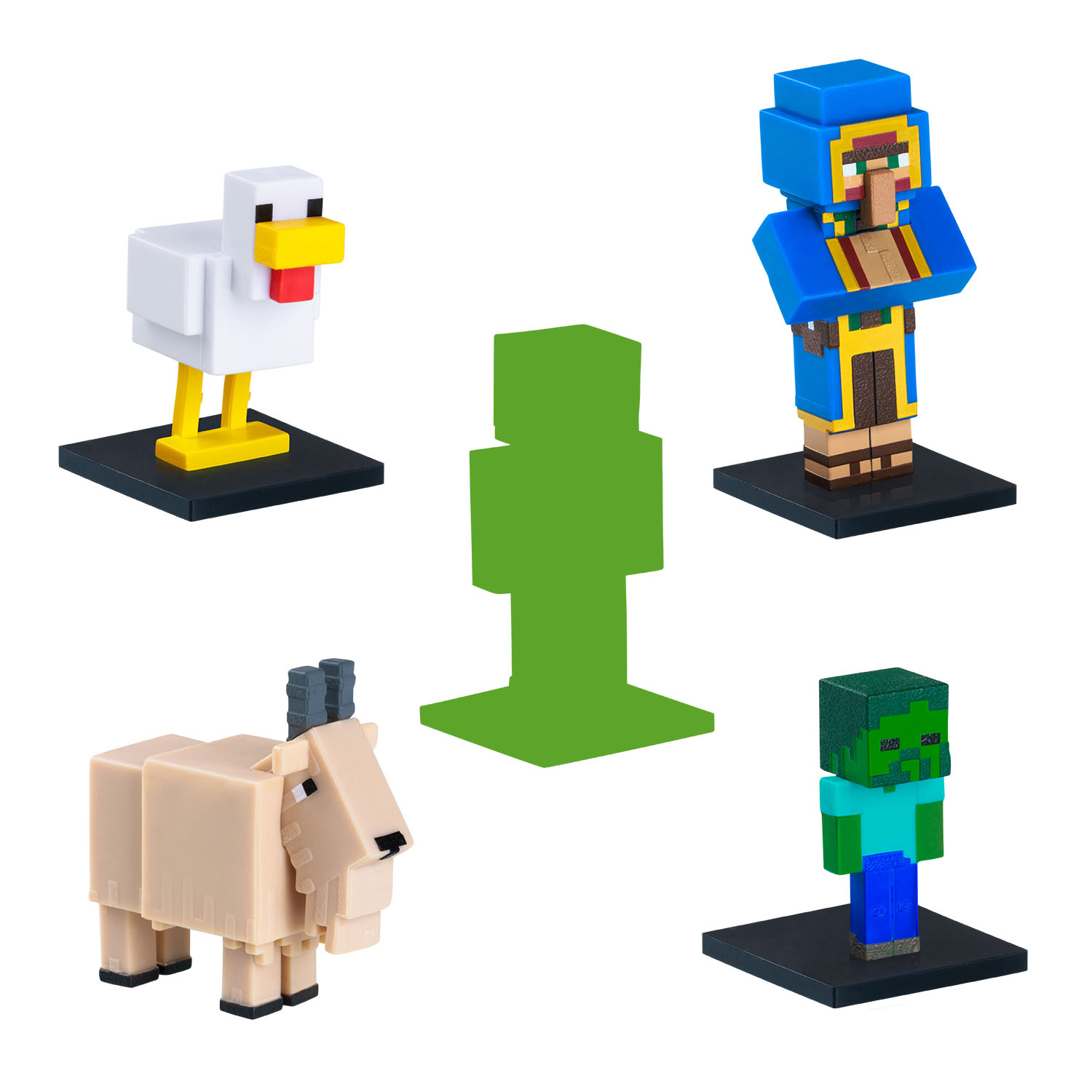Minecraft 3D Toppeez 5'li Figür Seti MC2240 Model 1