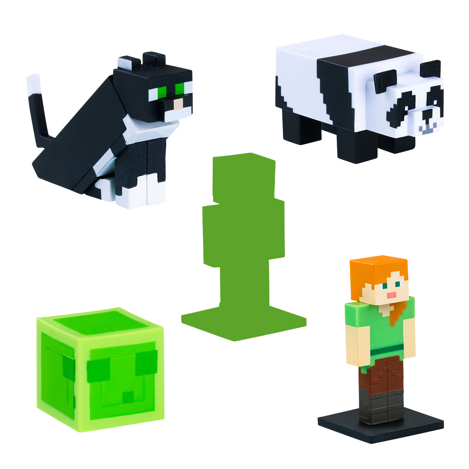 Minecraft 3D Toppeez 5'li Figür Seti MC2240 Model 2