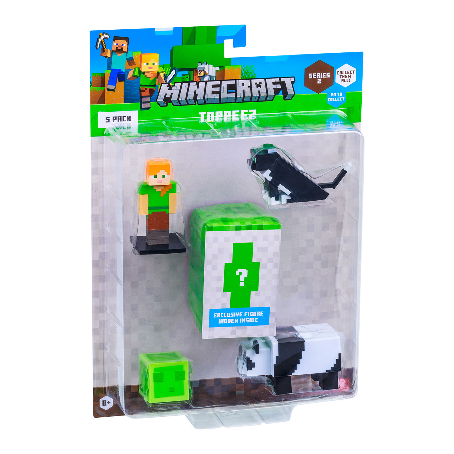 Minecraft 3D Toppeez 5'li Figür Seti MC2240 Model 2