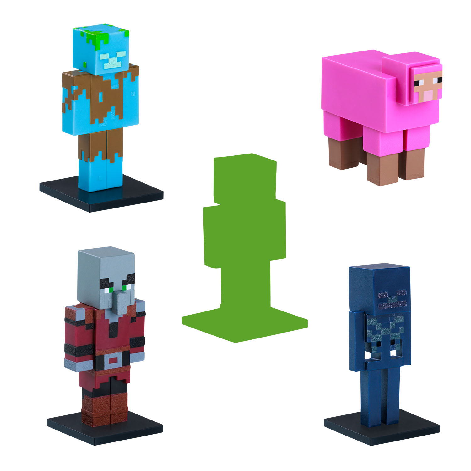 Minecraft 3D Toppeez 5'li Figür Seti MC2240 Model 3