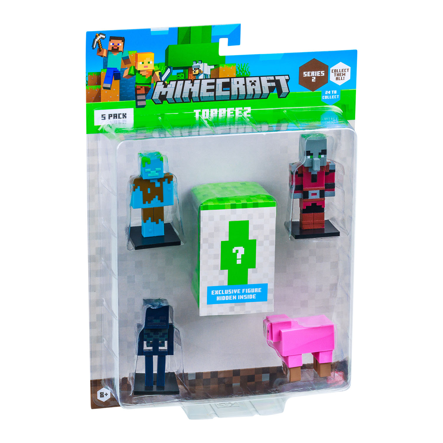 Minecraft 3D Toppeez 5'li Figür Seti MC2240 Model 3